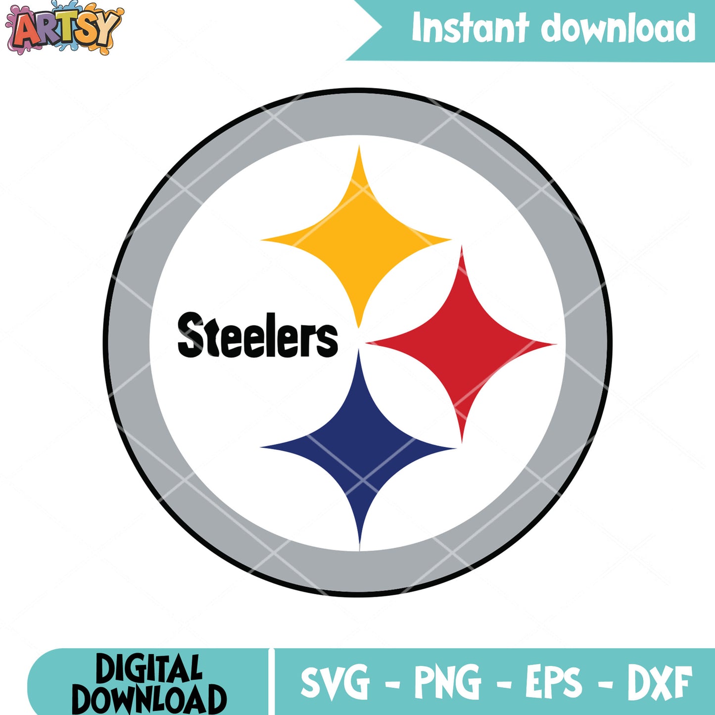 AFC team steelers svg, pittsburgh steelers svg, steelers nation svg