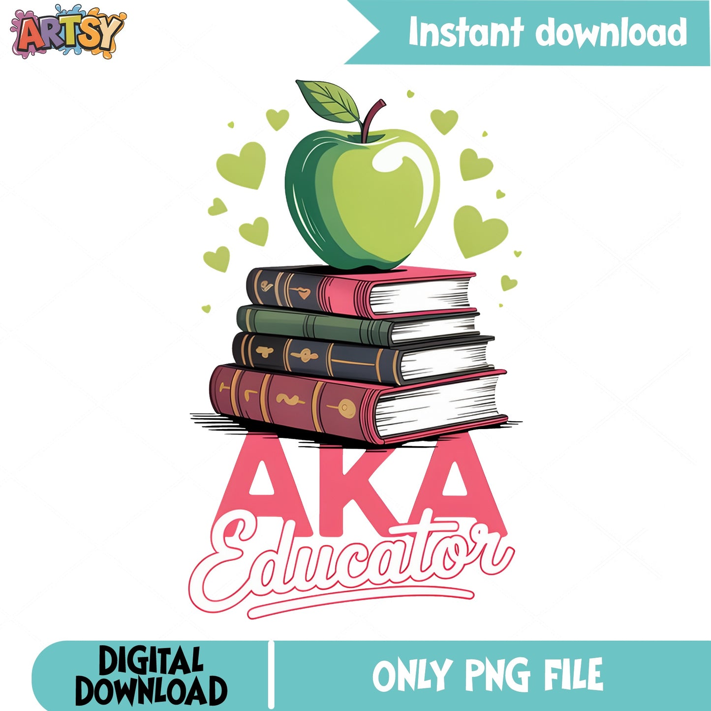AKA Educator PNG, Alpha Kappa Alpha Teacher PNG, Sorority PNG