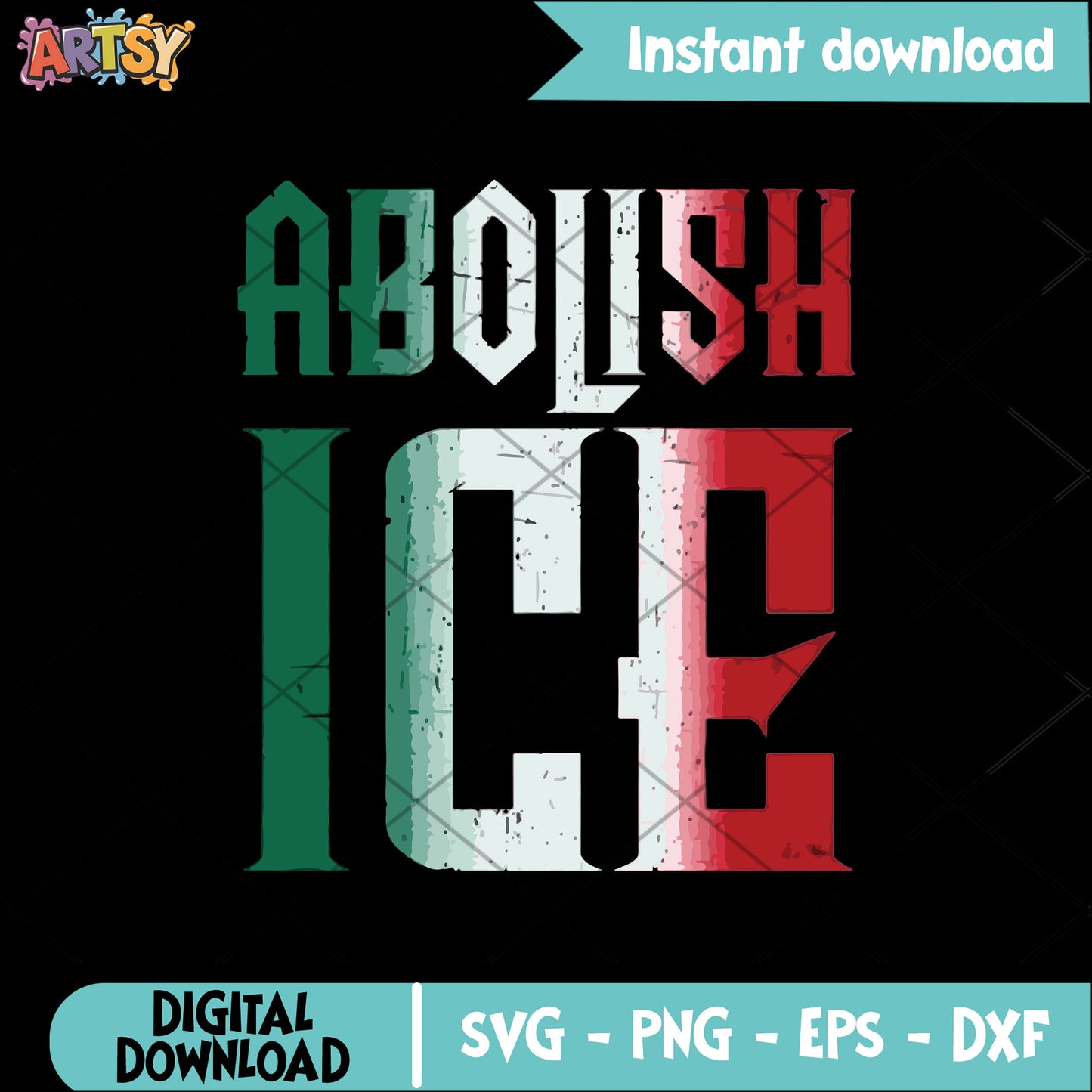 Aboulish ice Mexico design svg, abolish ice svg, fuck ice svg