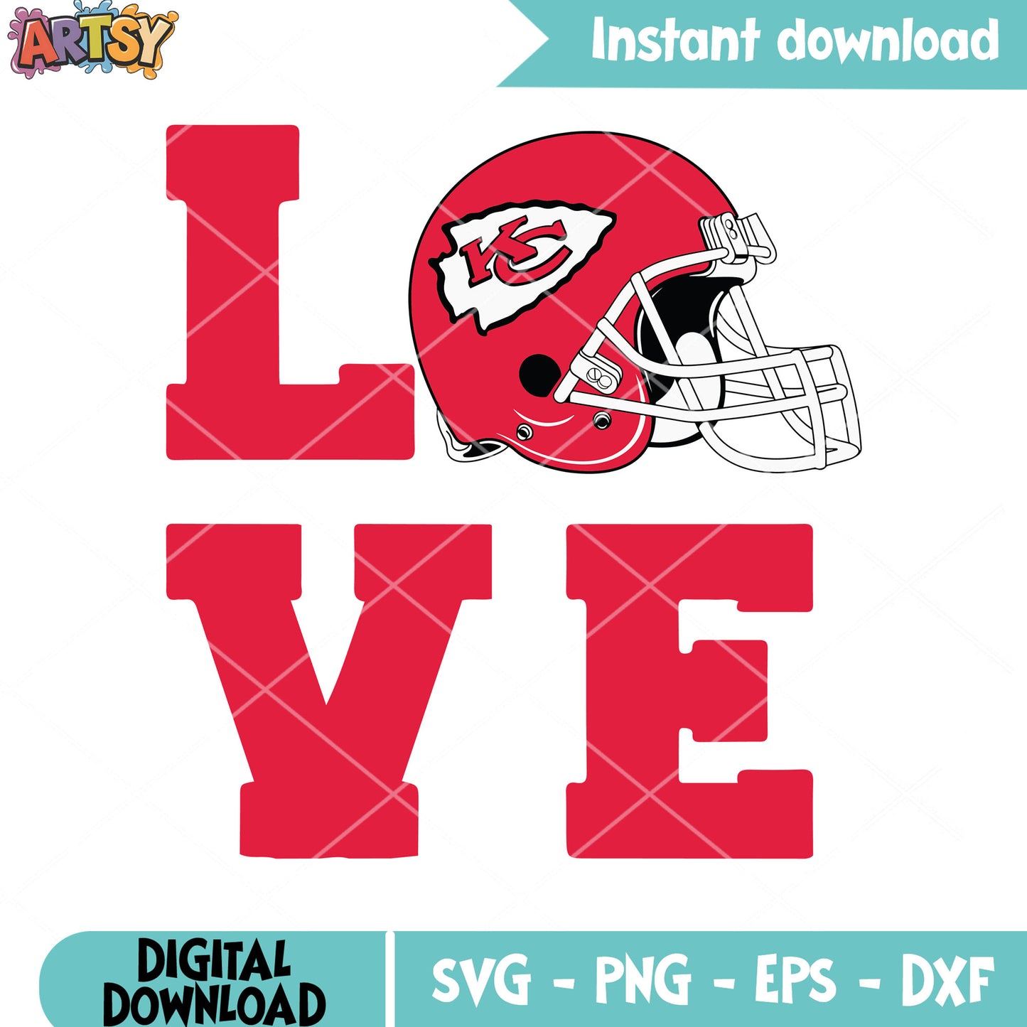 All my love for kansas city team svg, nfl svg, kansas city chiefs svg