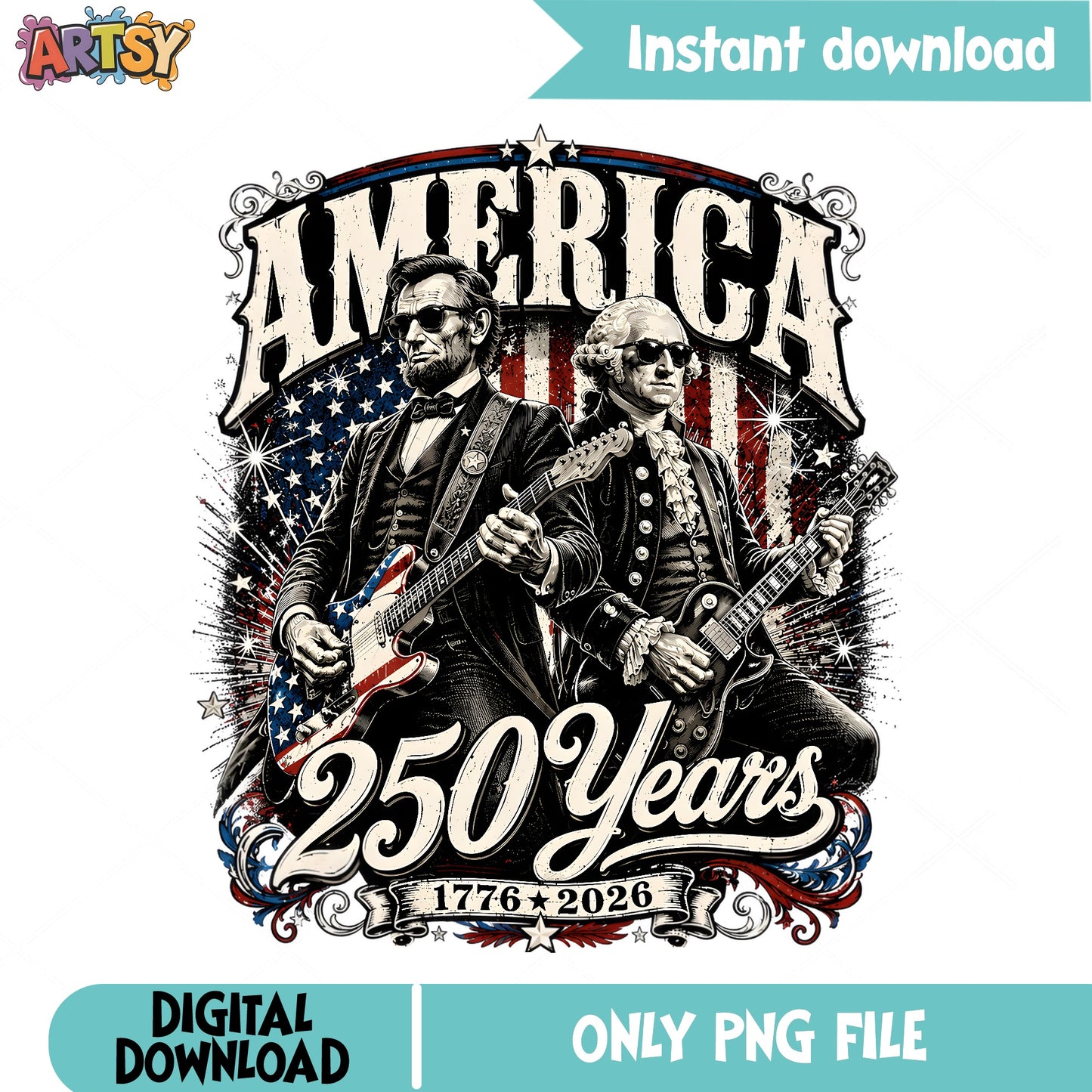 America 250 Years PNG, 4th Of July PNG, Patriotic US PNG