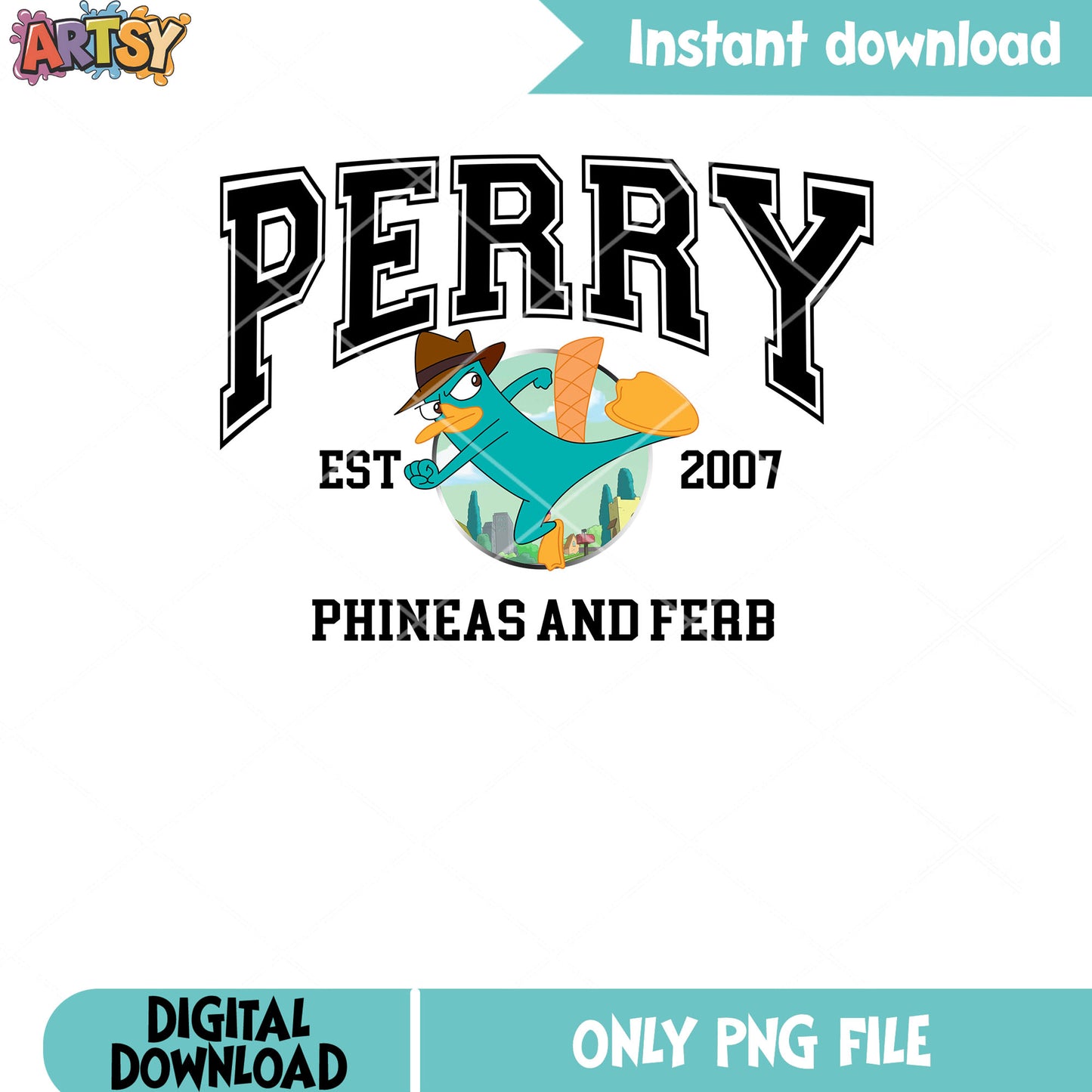 Angent perry est 2007 png, perry platypus png