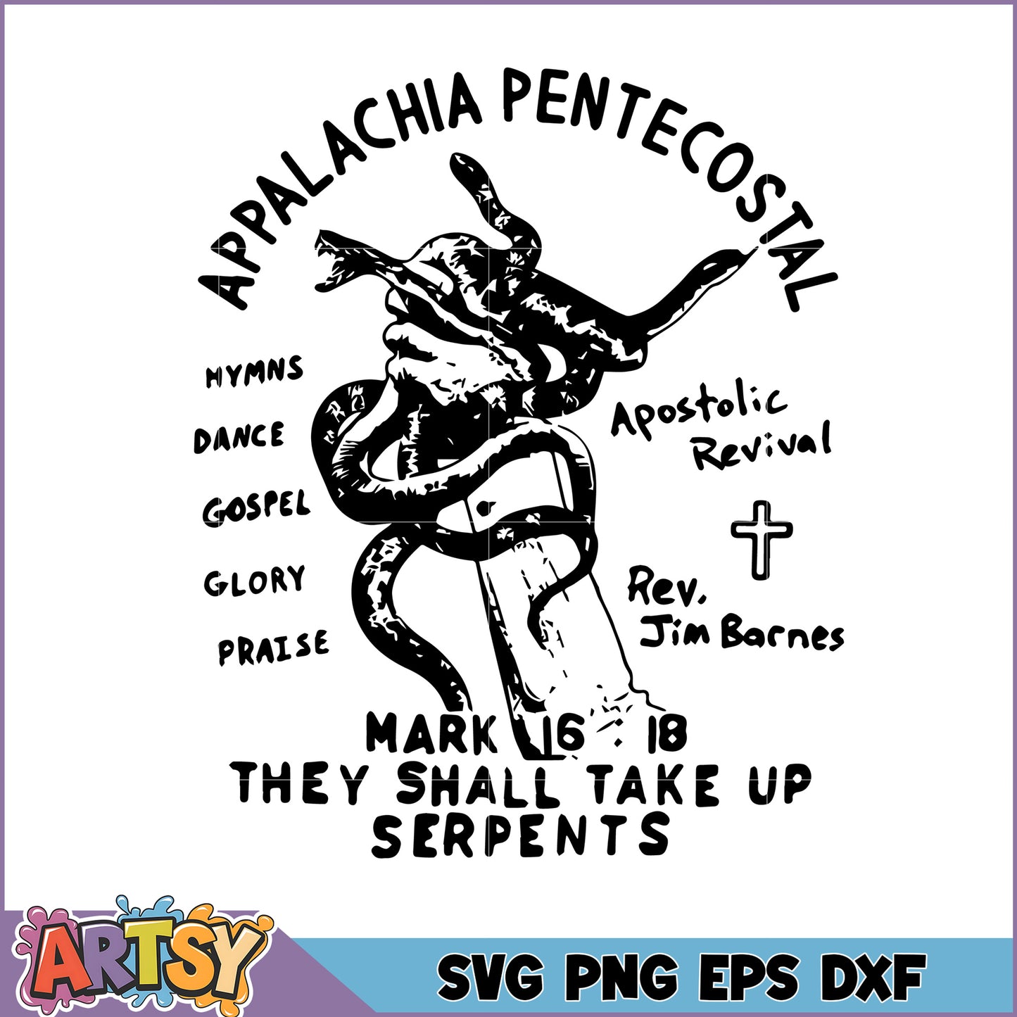 Appalachia Pentecostal SVG Design