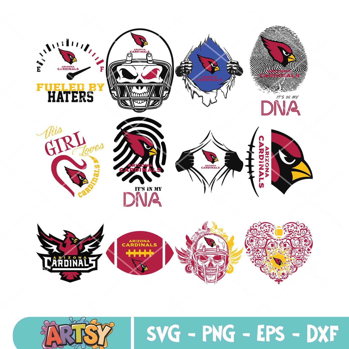 Arizona cardinals bundle svg, NFL team bundle svg, NFC west bundle svg