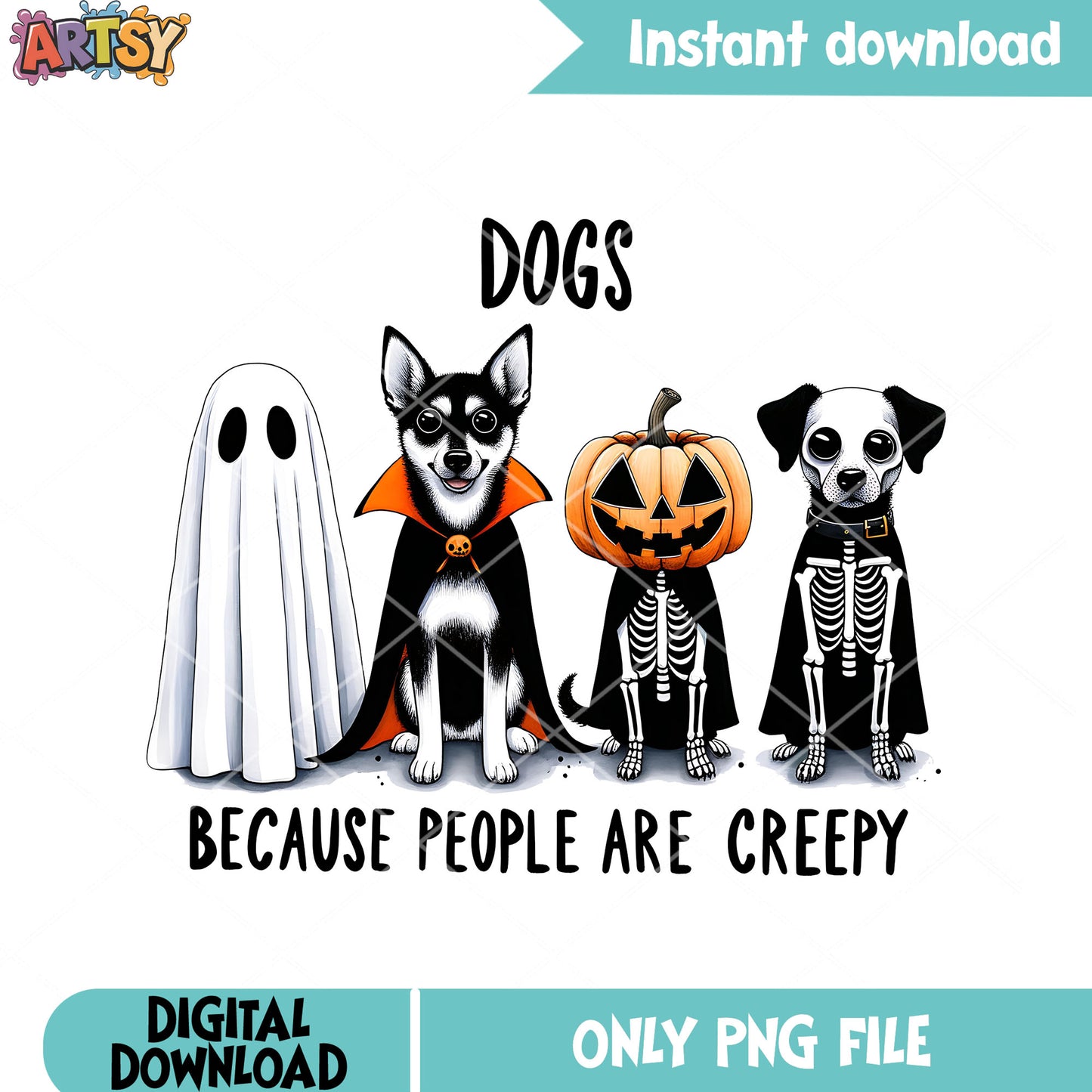 Baby doggies costume png, ghost costume png, halloween scary png