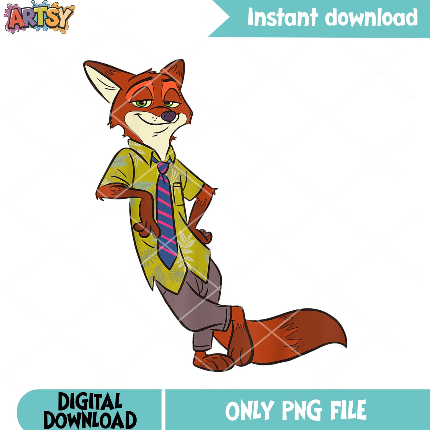 Bad fox nick zotoopia png, nick zootopia png, nick wilde png