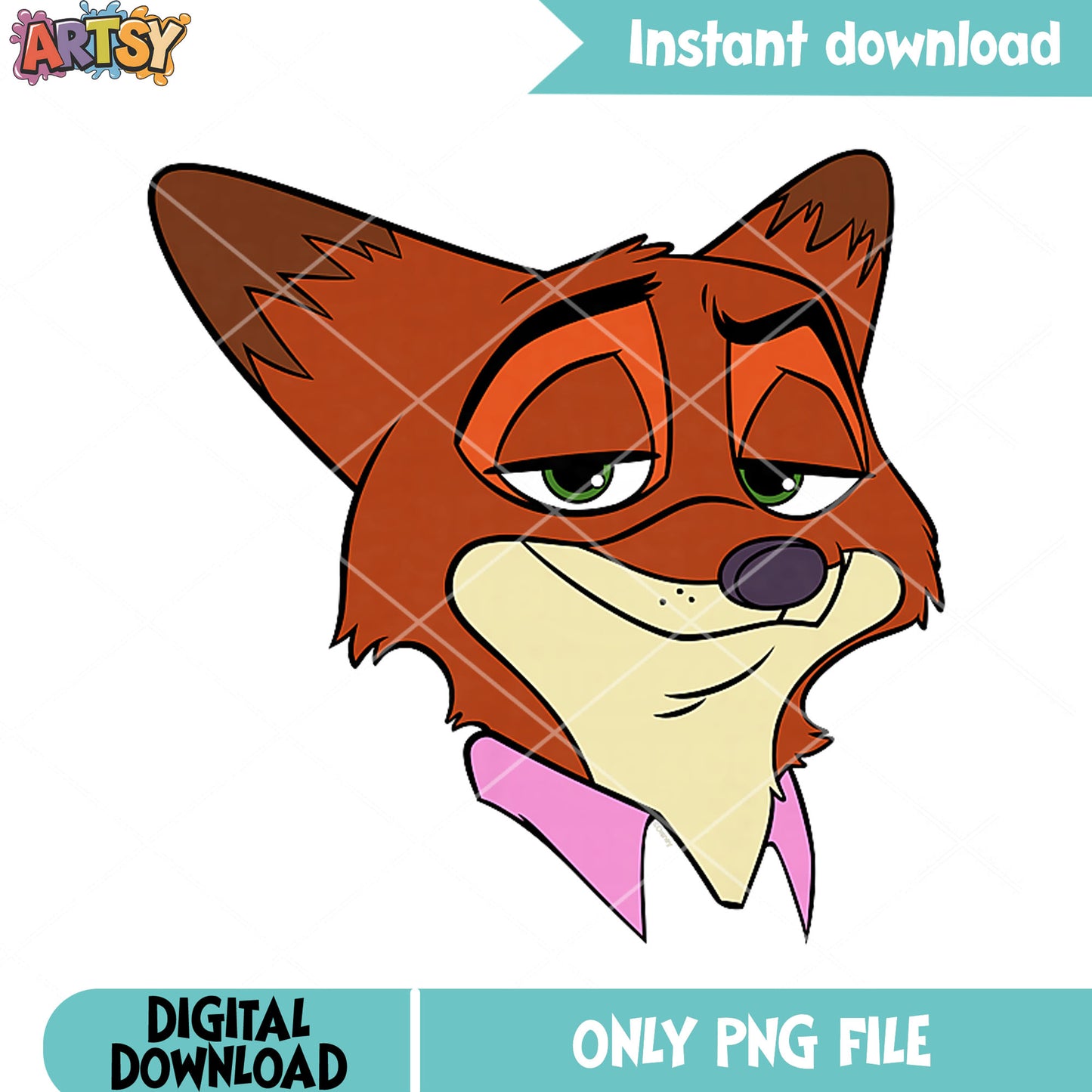 Bad look fox nick png, zootopia poster png, nick zootopia png