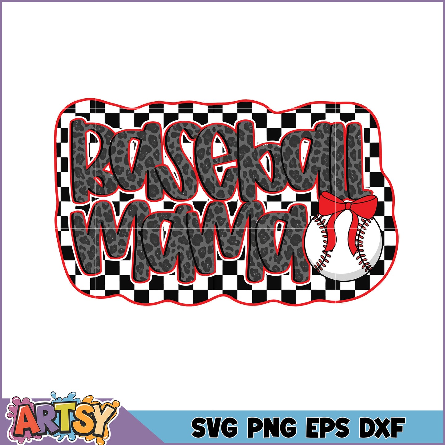 Baseball Mama SVG Design for Crafting and Personal Use