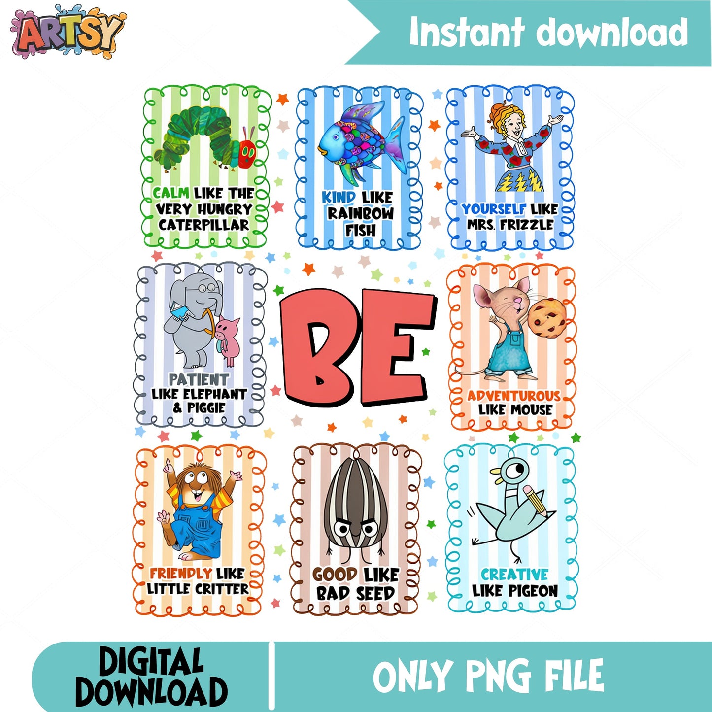 Be Kind Book Characters PNG, Teacher Reading Classroom PNG, Kids Book PNG