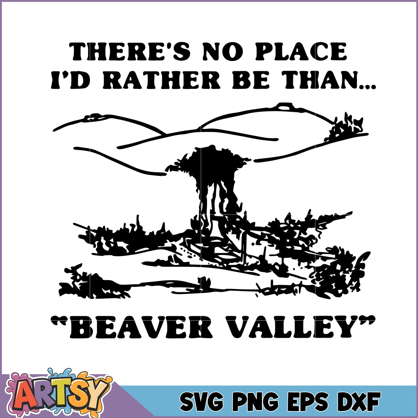 Beaver Valley SVG Cut File