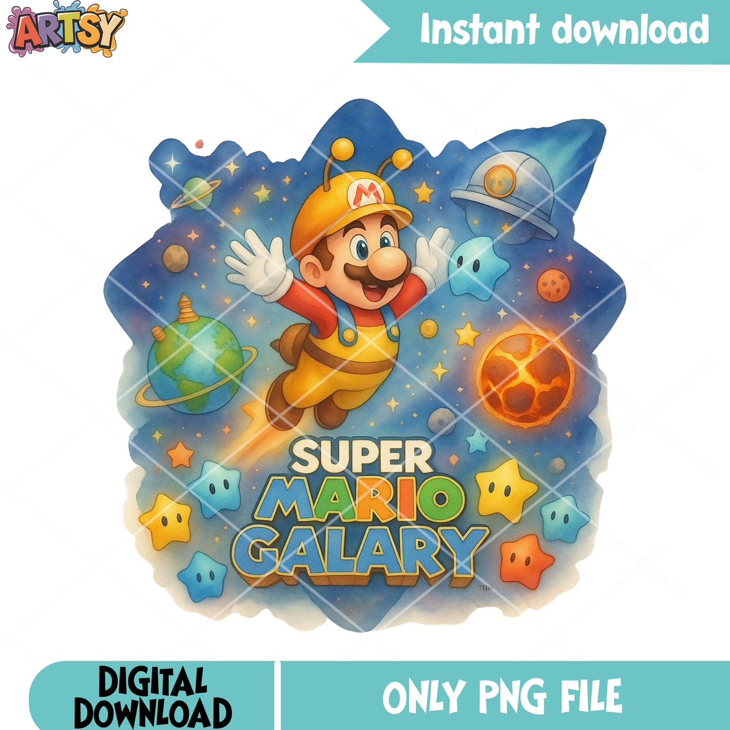 Bee mario galaxy png, super mario galaxy png, mario characters png