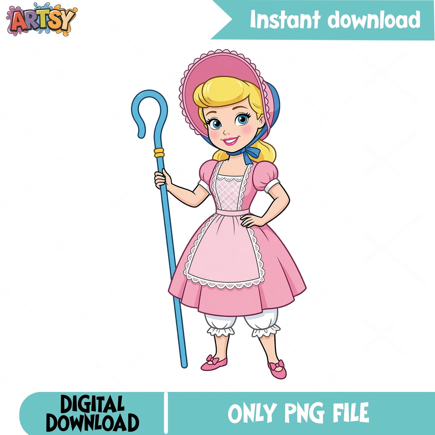 Bo Peep Toy Story PNG, Disney Pixar Clipart, Toy Story PNG