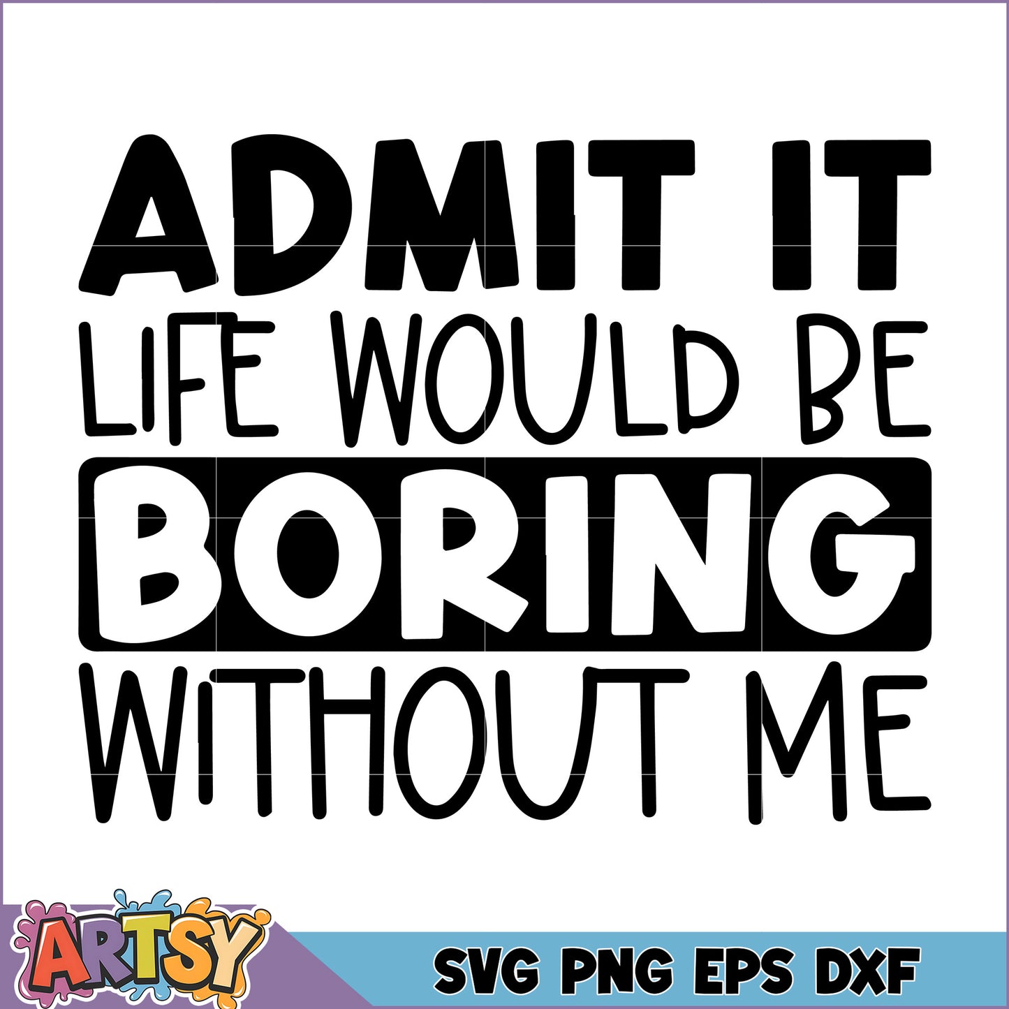Boring SVG Graphic Download