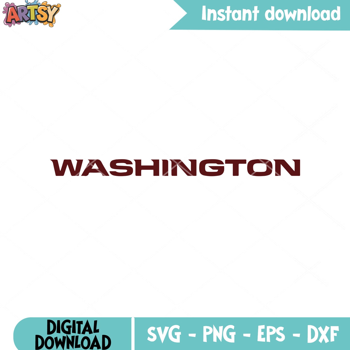 Brown title washington svg, washington redskin svg, nfl teams svg