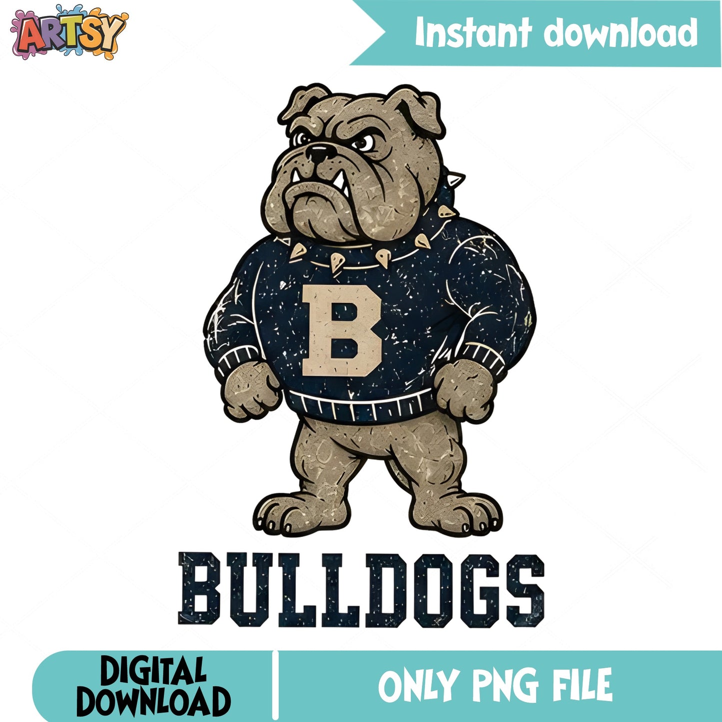 Bulldogs Mascot PNG, School Spirit PNG, Football Team PNG