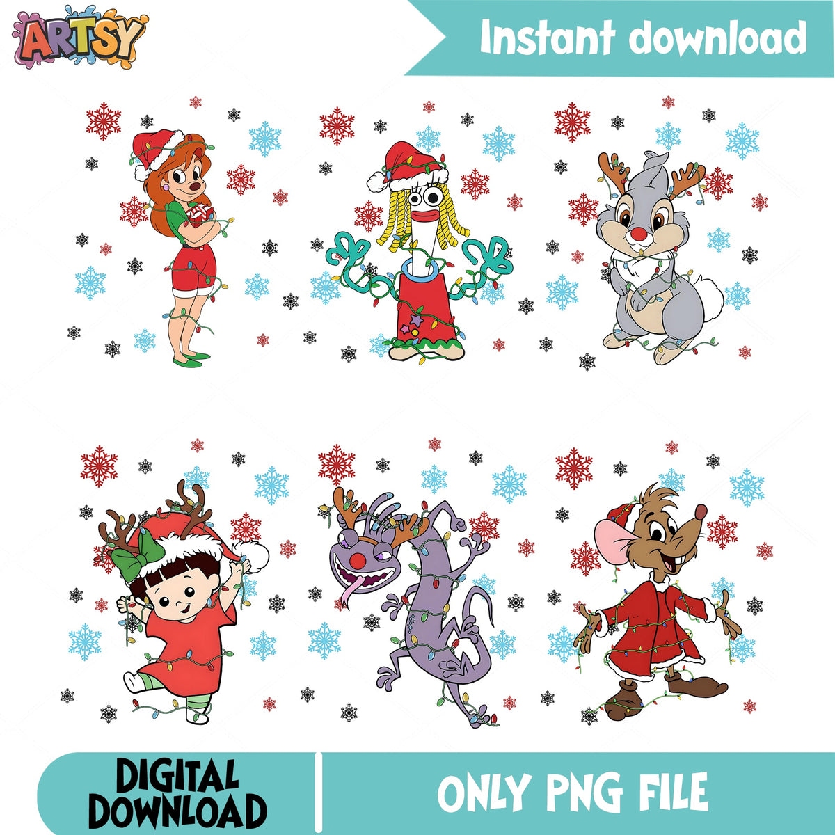 Bundle_007_disney_christmas_character