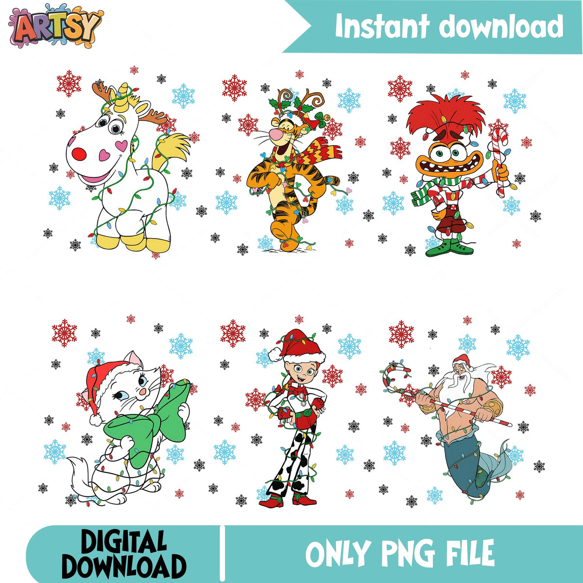 Bundle_015_disney_christmas_character