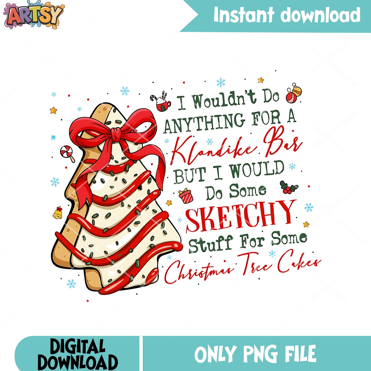 But i do some christmas cookie png, christmas png, klondike bar png