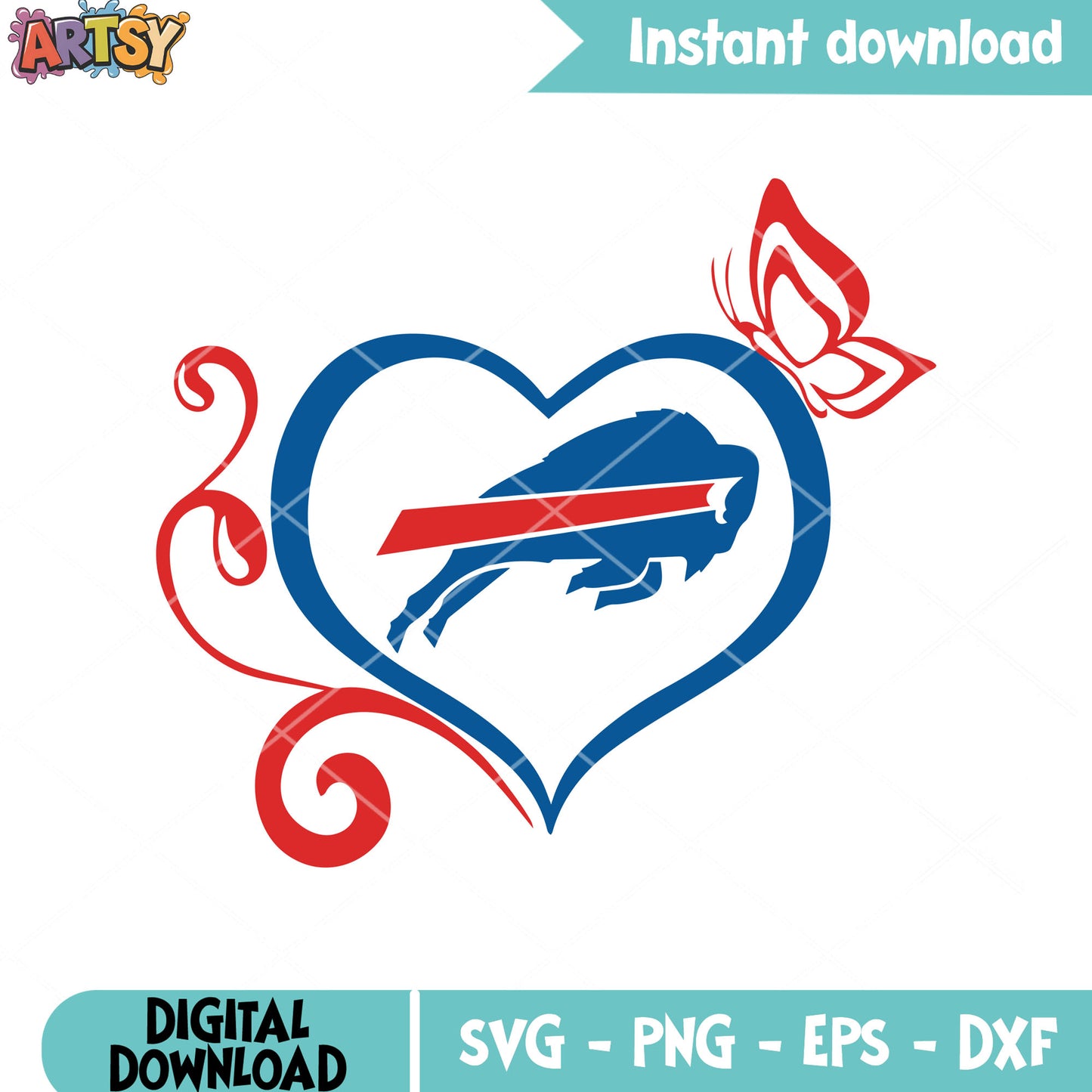 Butterfly bills svg, buffalo bills svg, buffalo to niagara falls svg