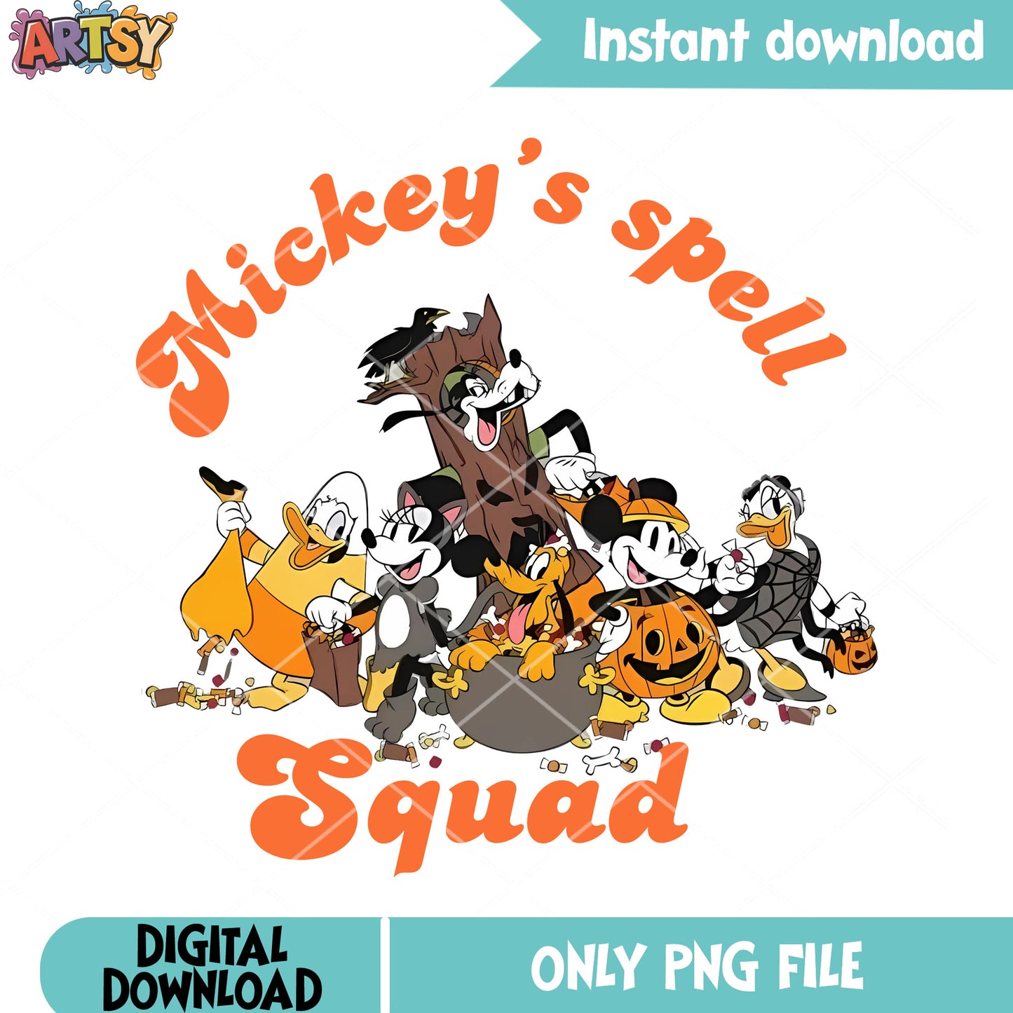 Candy hunter suqad png, jack o lantern png, spooky pumpkin costume png