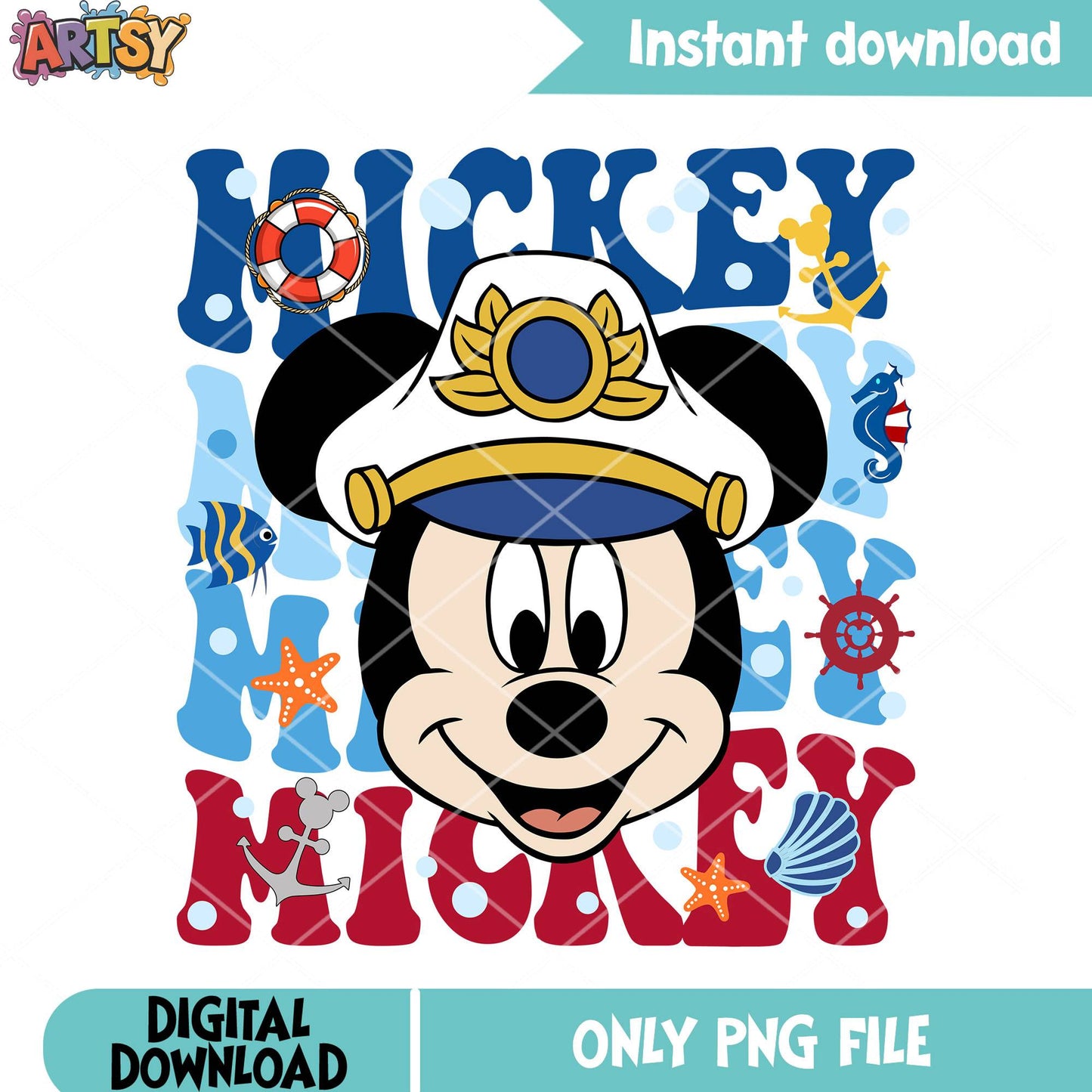 Captain of cruise mickey png, mickey mouse png, disney cruise png