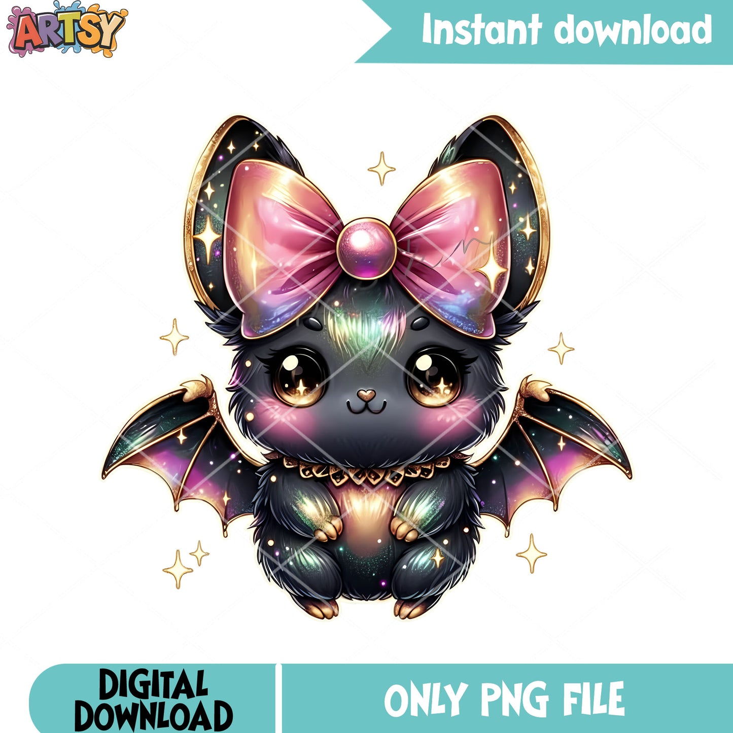 Charming bat png, halloween bat png, cute halloween costumes png
