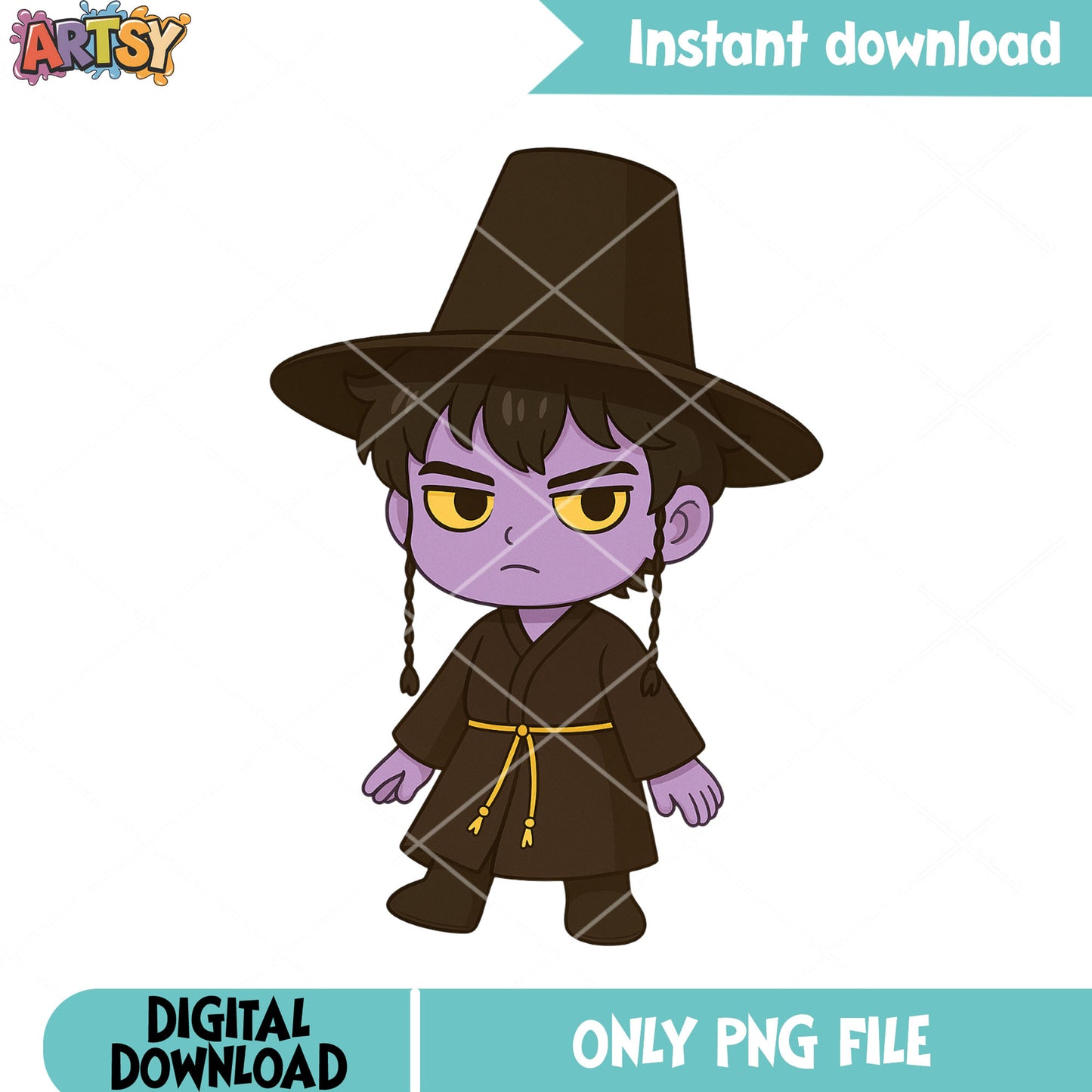 Chibi jinu demon form png, jinu saja png, saja boys band png
