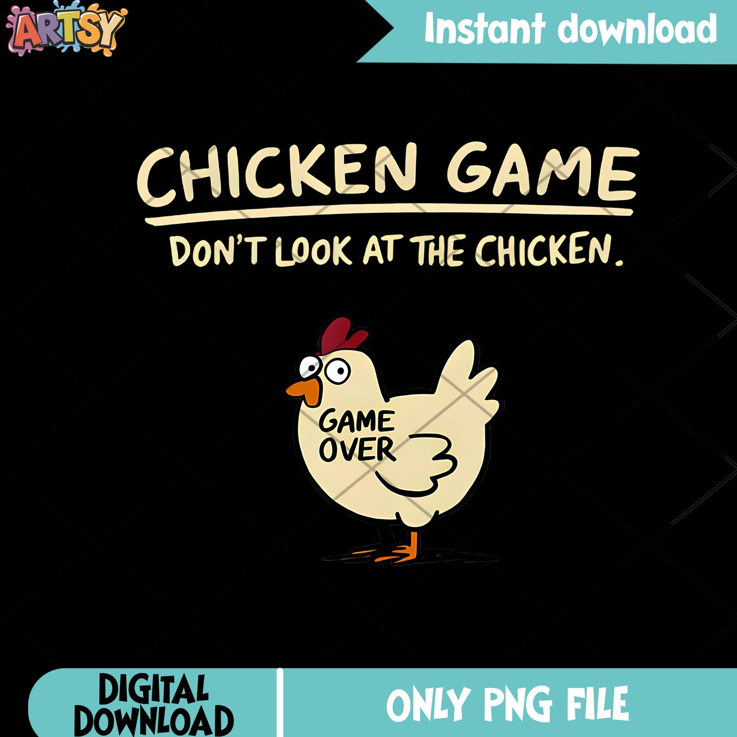 Chicken game dont look at the chicken png, crossroad hot chicken png