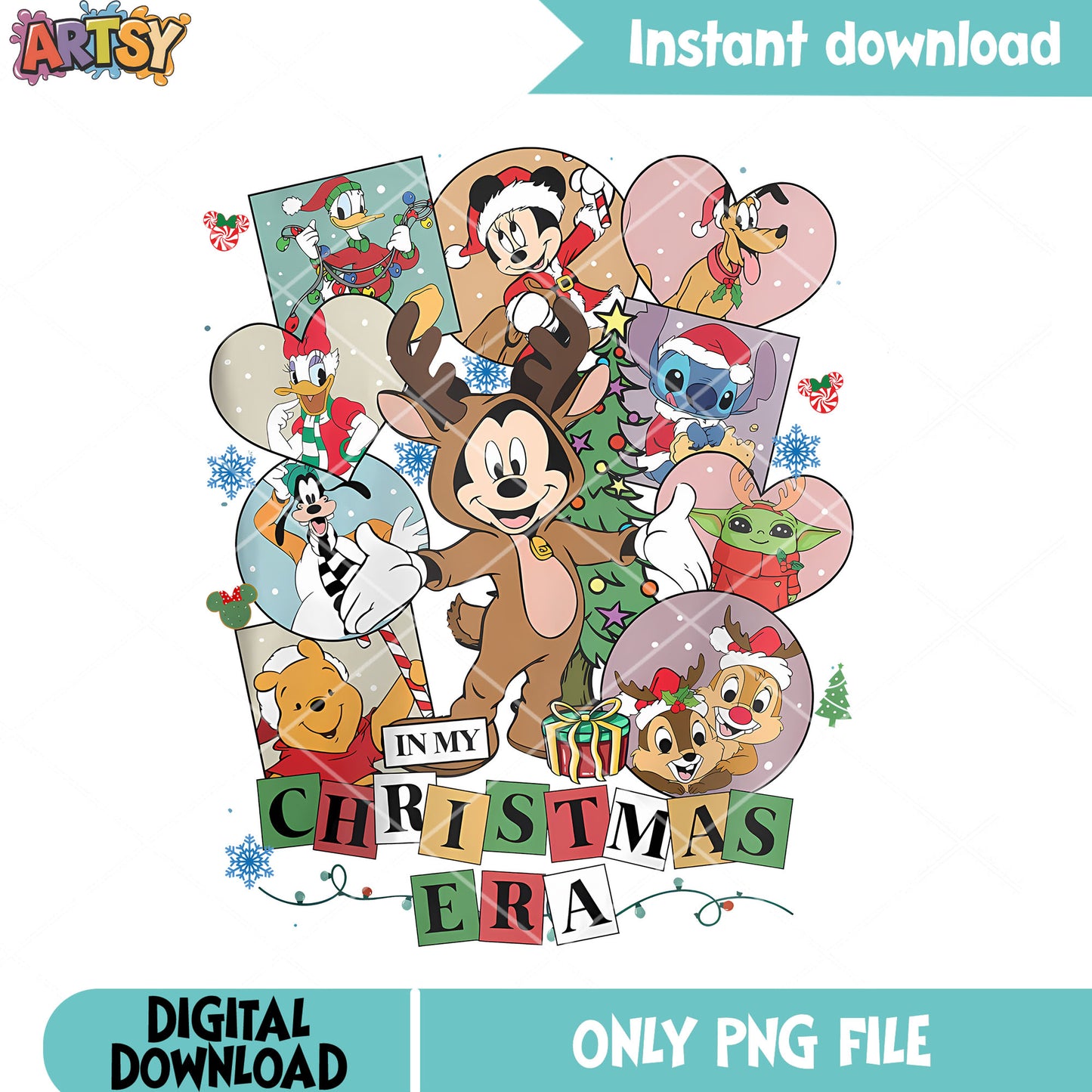 Christmas disney movies png, lilo and stitch png, star war png
