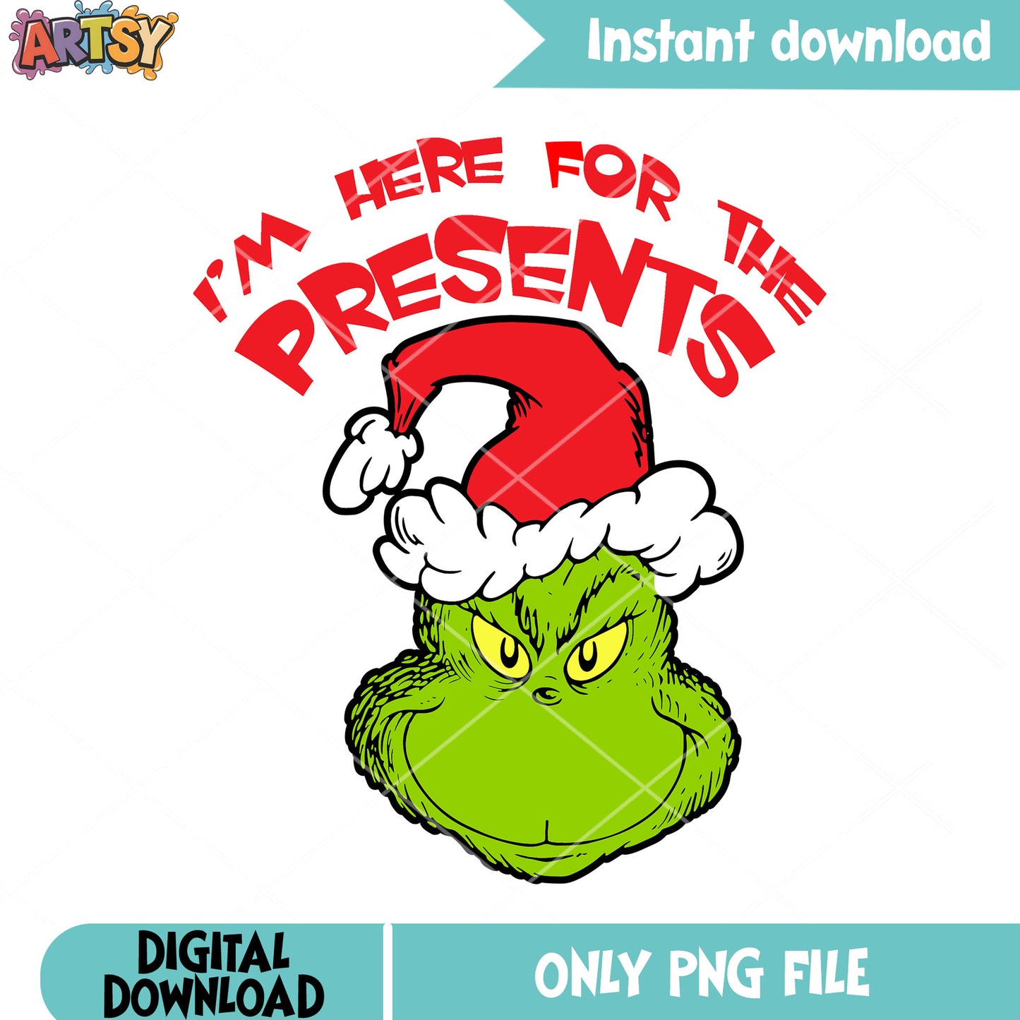 Christmas gifts for kids grinch png, grinch png, christmas cards png