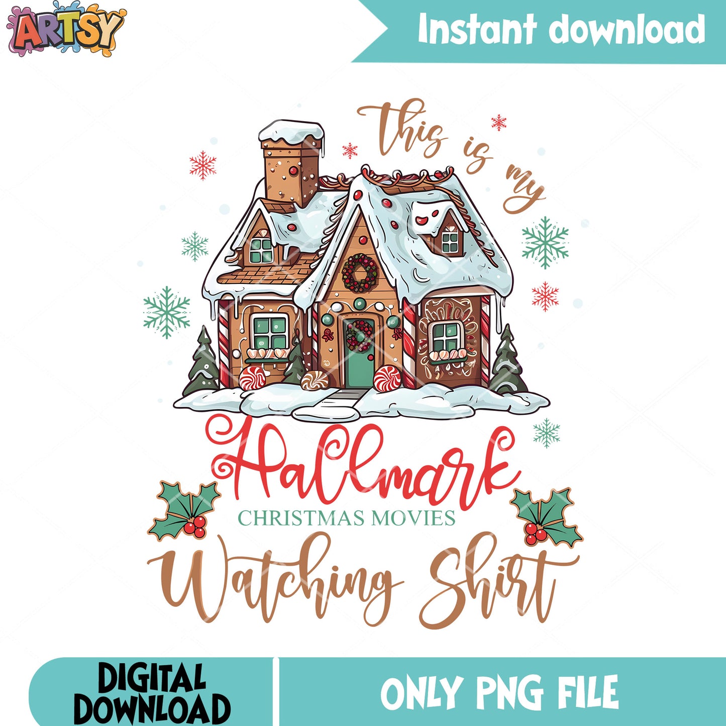 Christmas movie watching shirt png, merry xmas png, xmas decorations png