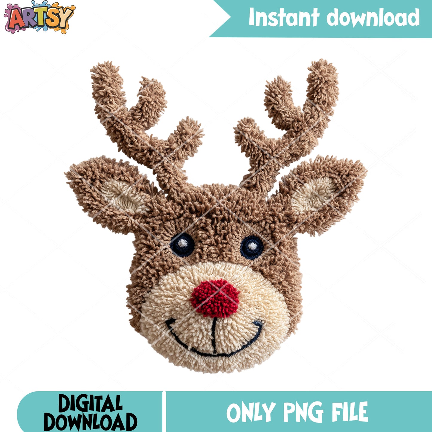 Christmas rudolph png, christmas png, rudolph the red nosed reindeer png