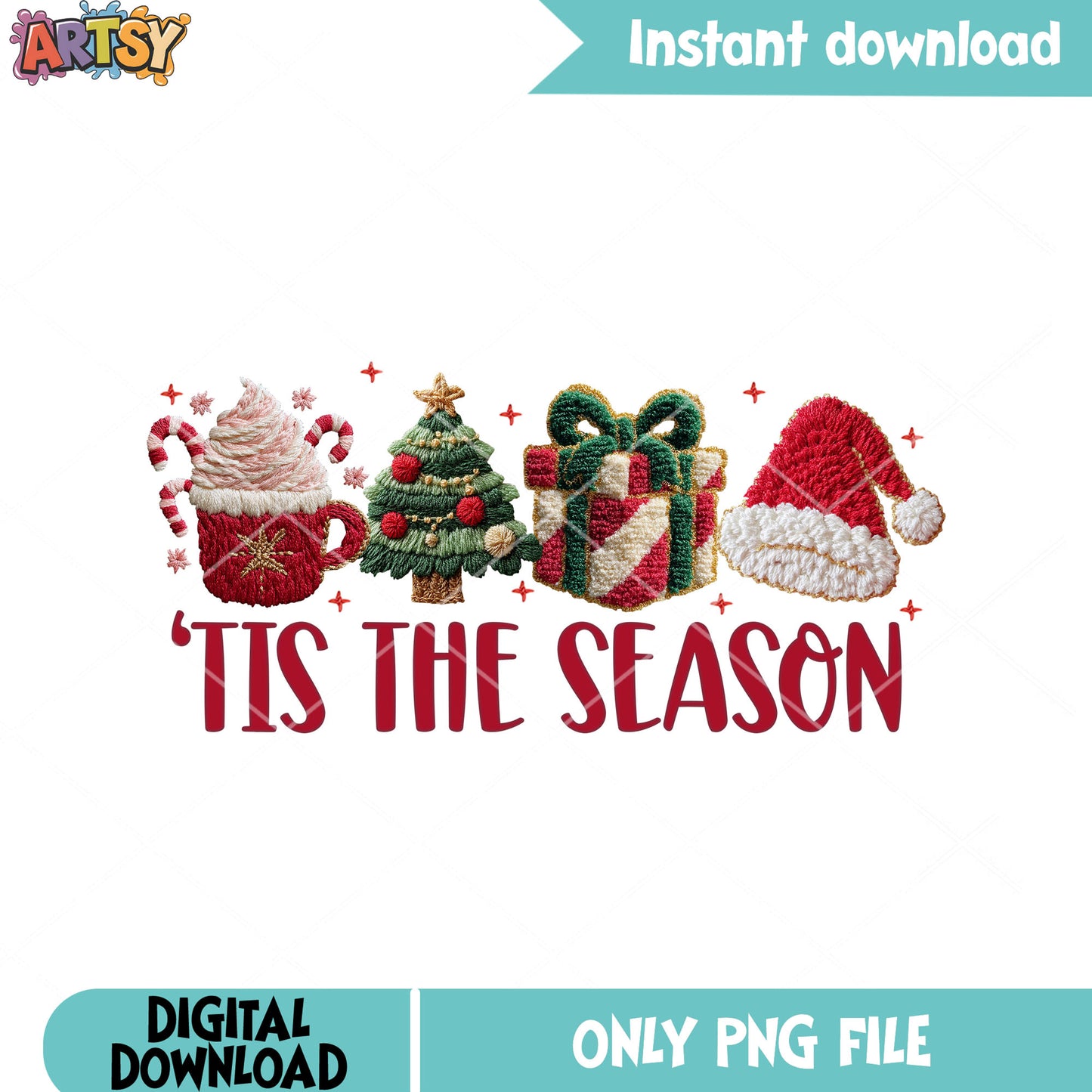 Christmas season png, christmas gifts png, vietnamese flag png