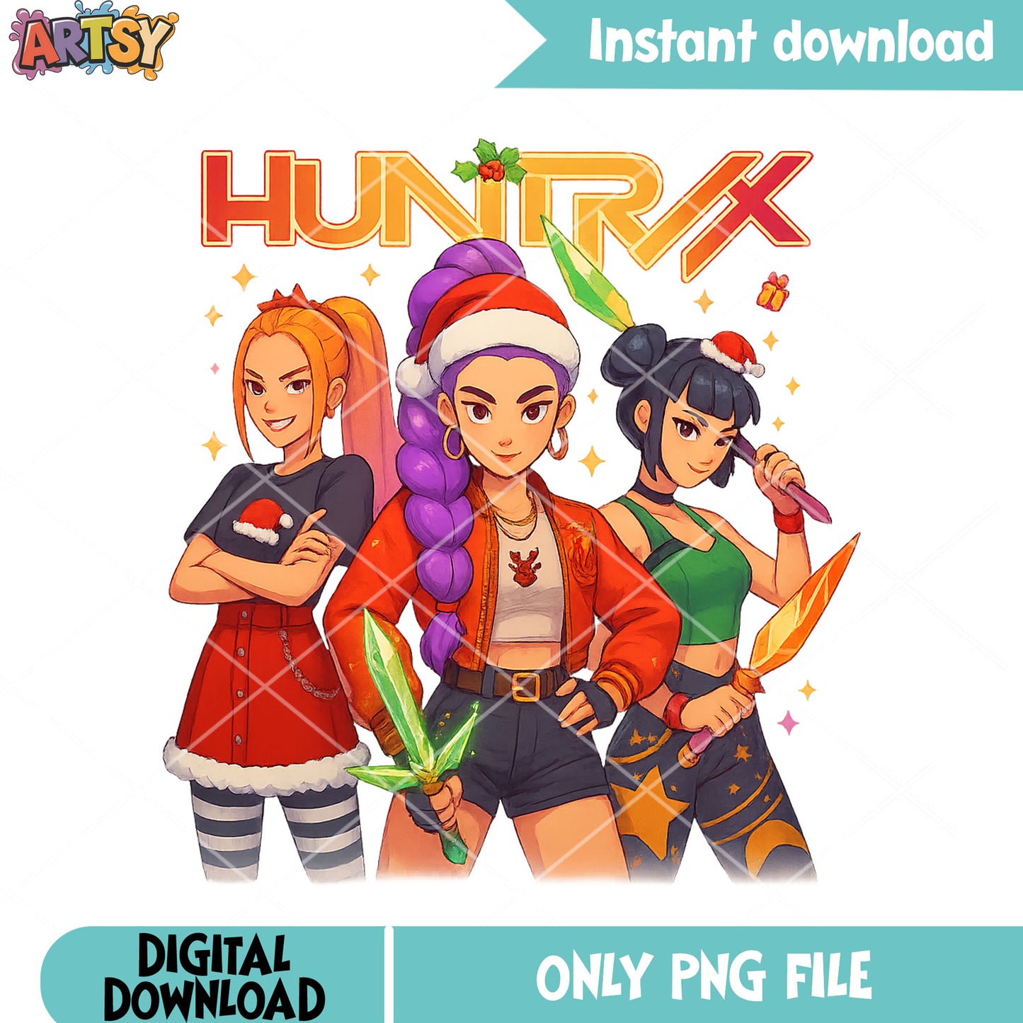 Christmas squad hutrix png, holly berries leaves png, christmas png