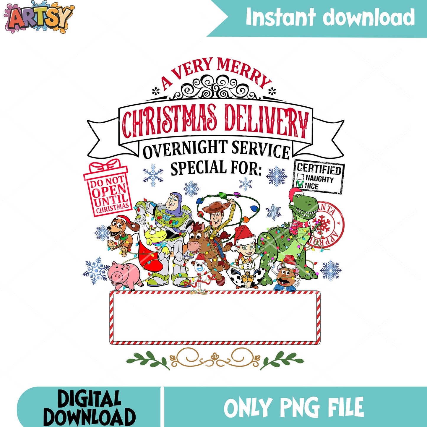 Christmas toy gifts disney png, buzzlightyear png, toy story png