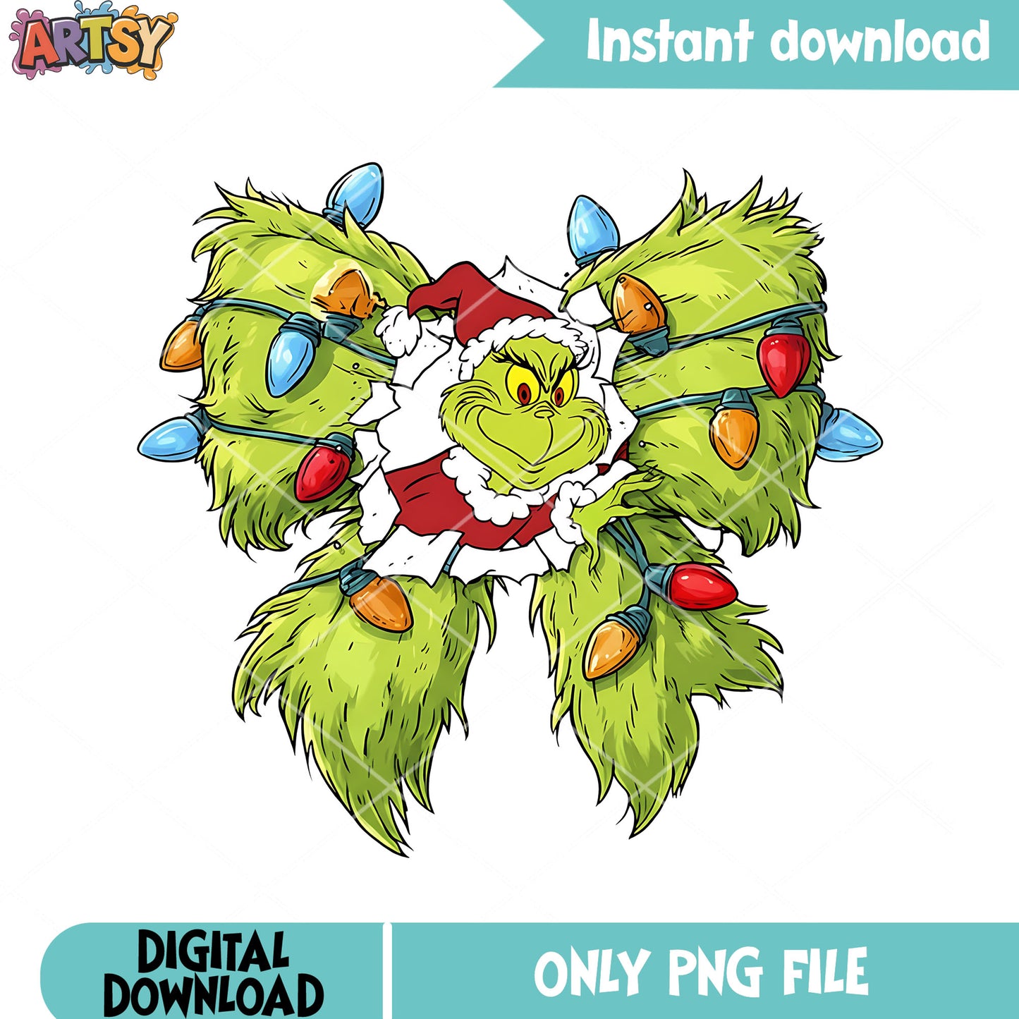 Christmas vibes for grinch png, santa claus costume png, christmas png