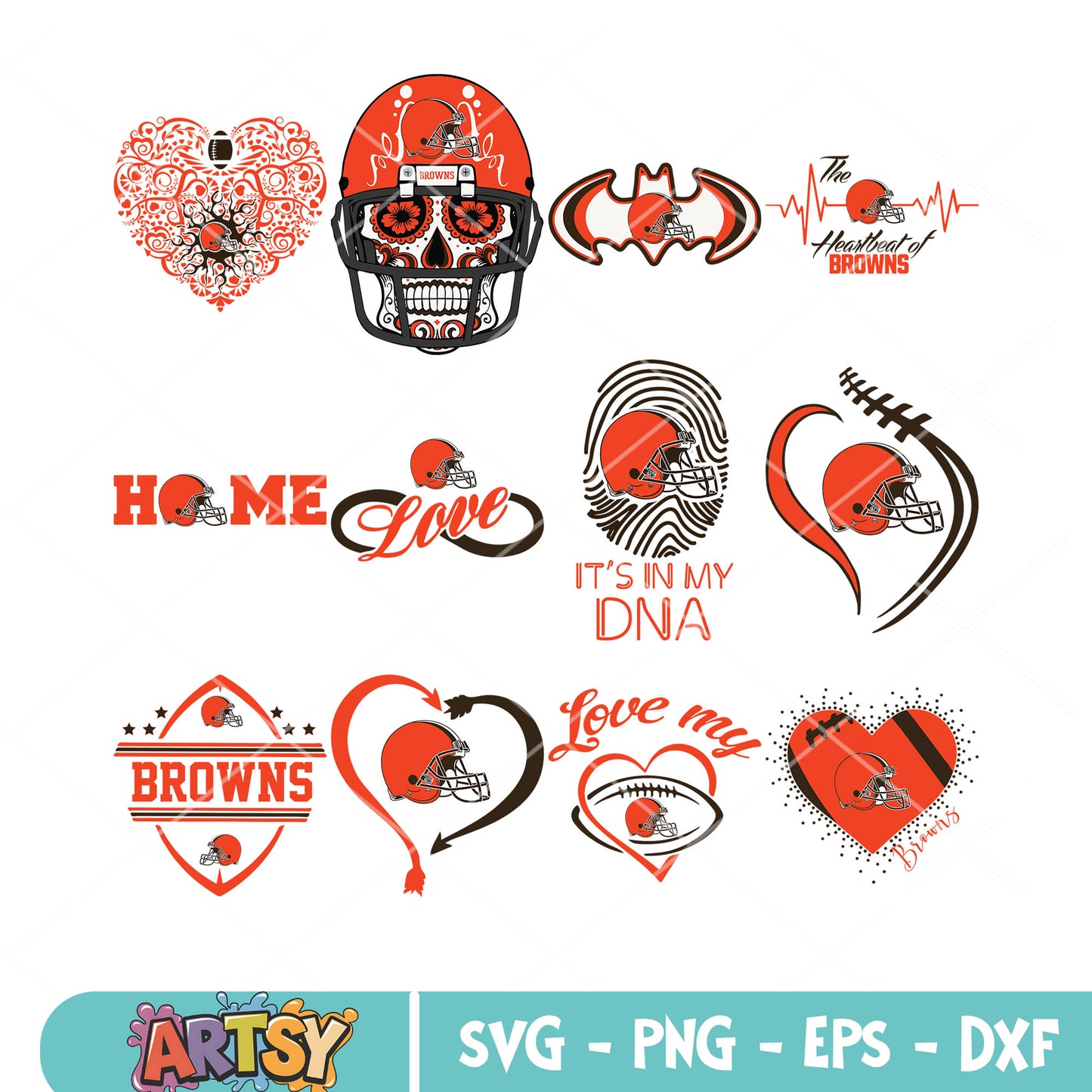 Cleveland Browns bundle svg, batman bundle svg, fingerprint bundle svg