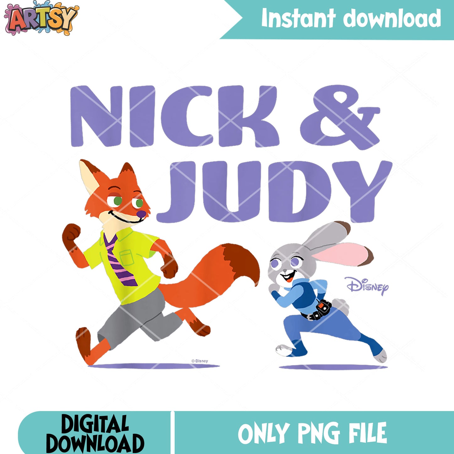 Coupl nick fox and judy bunny png, judy hopps png, zootopia 2 png