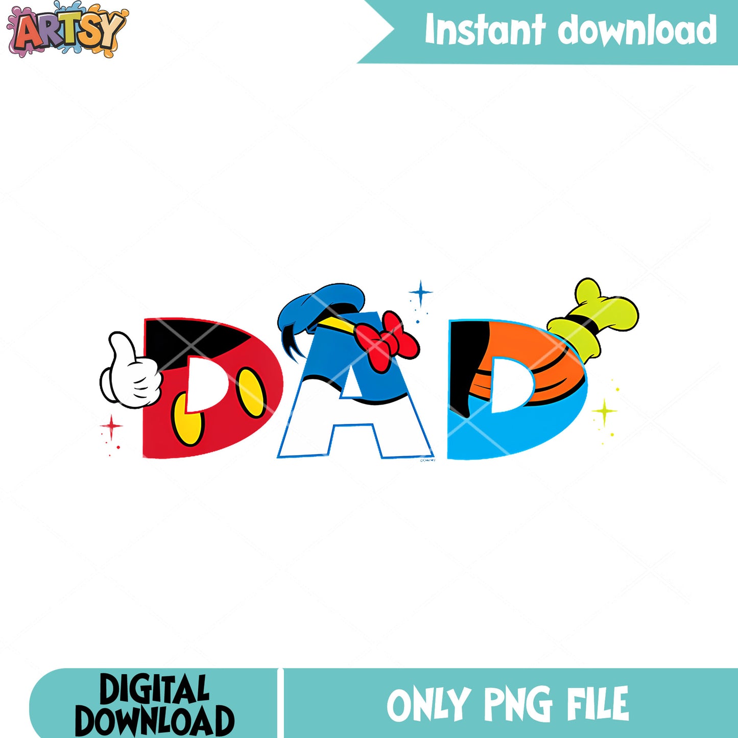 Dad day mickey png, disney movies png, mickey mouse and friends png