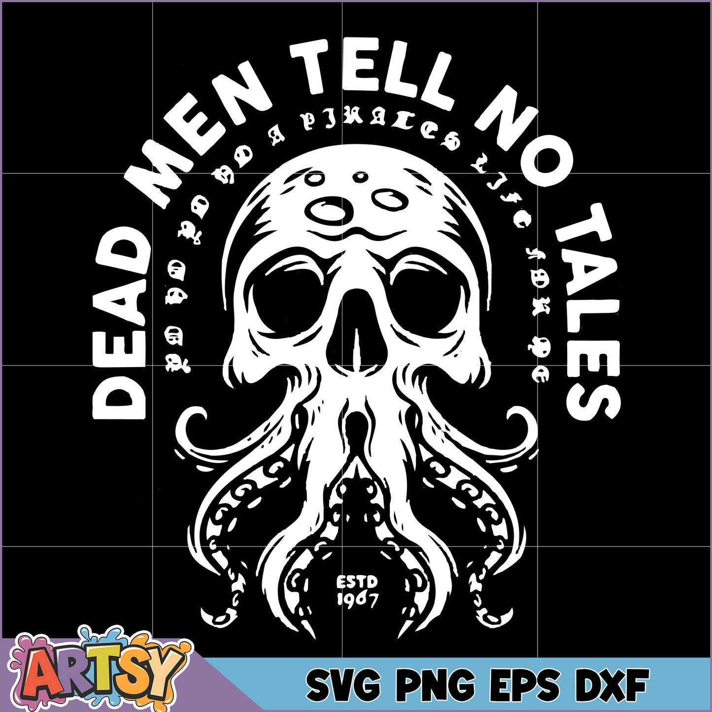 Dead Men Tell No Tales SVG Design