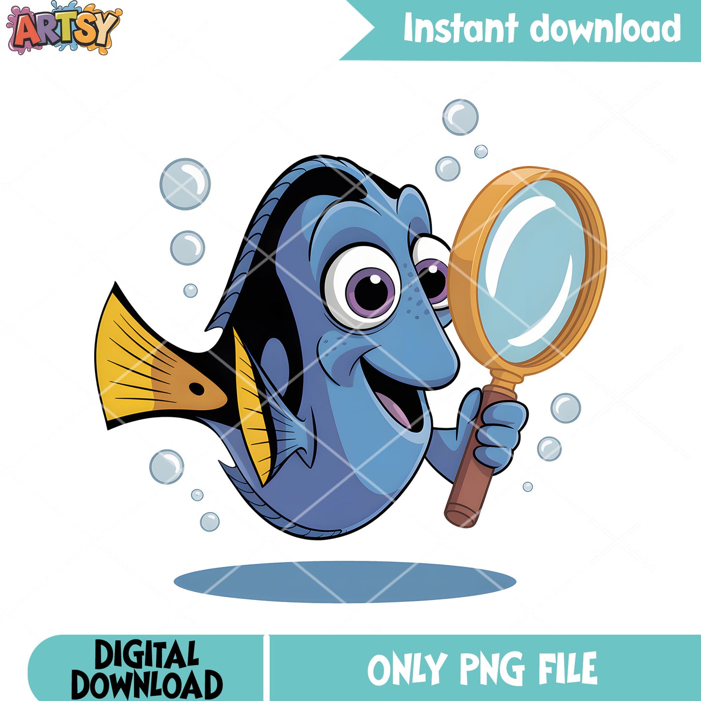Dectective dory fish png, dory fish png, finding dory png