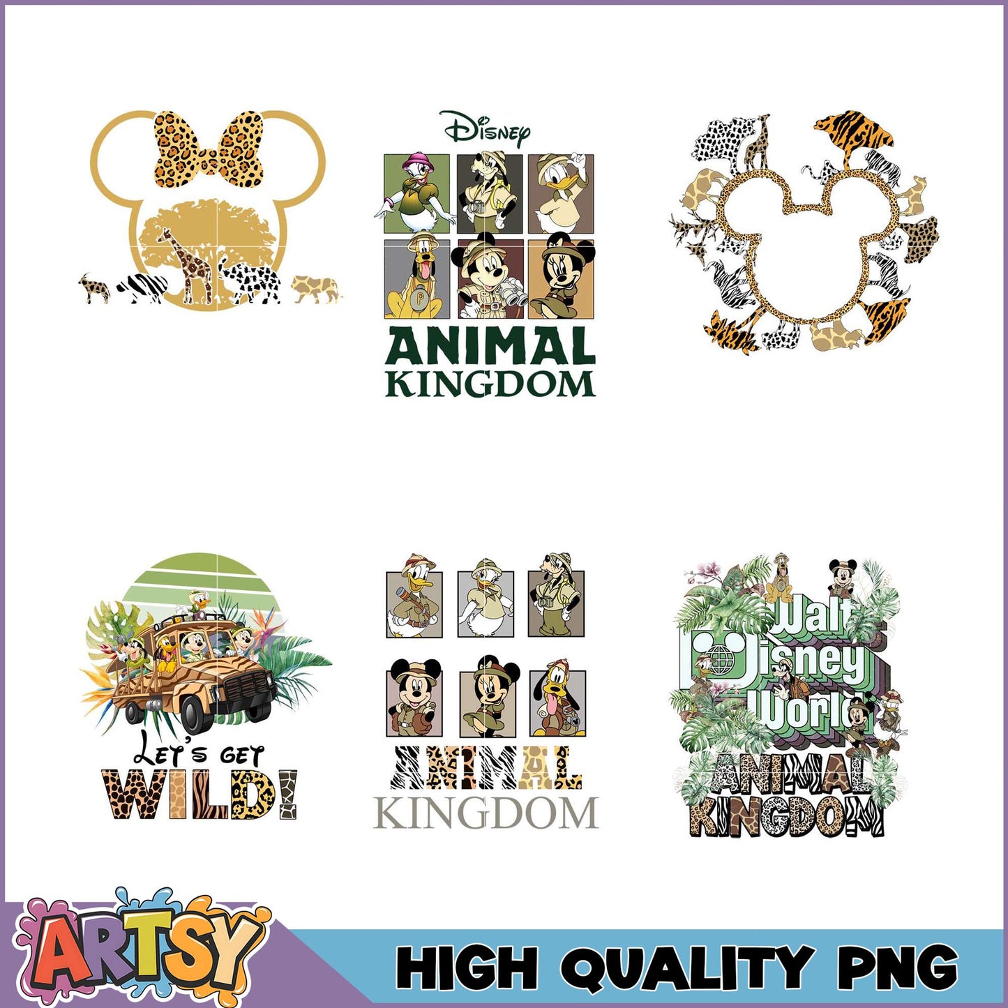 Disney Animal Kingdom PNG Bundle High Quality