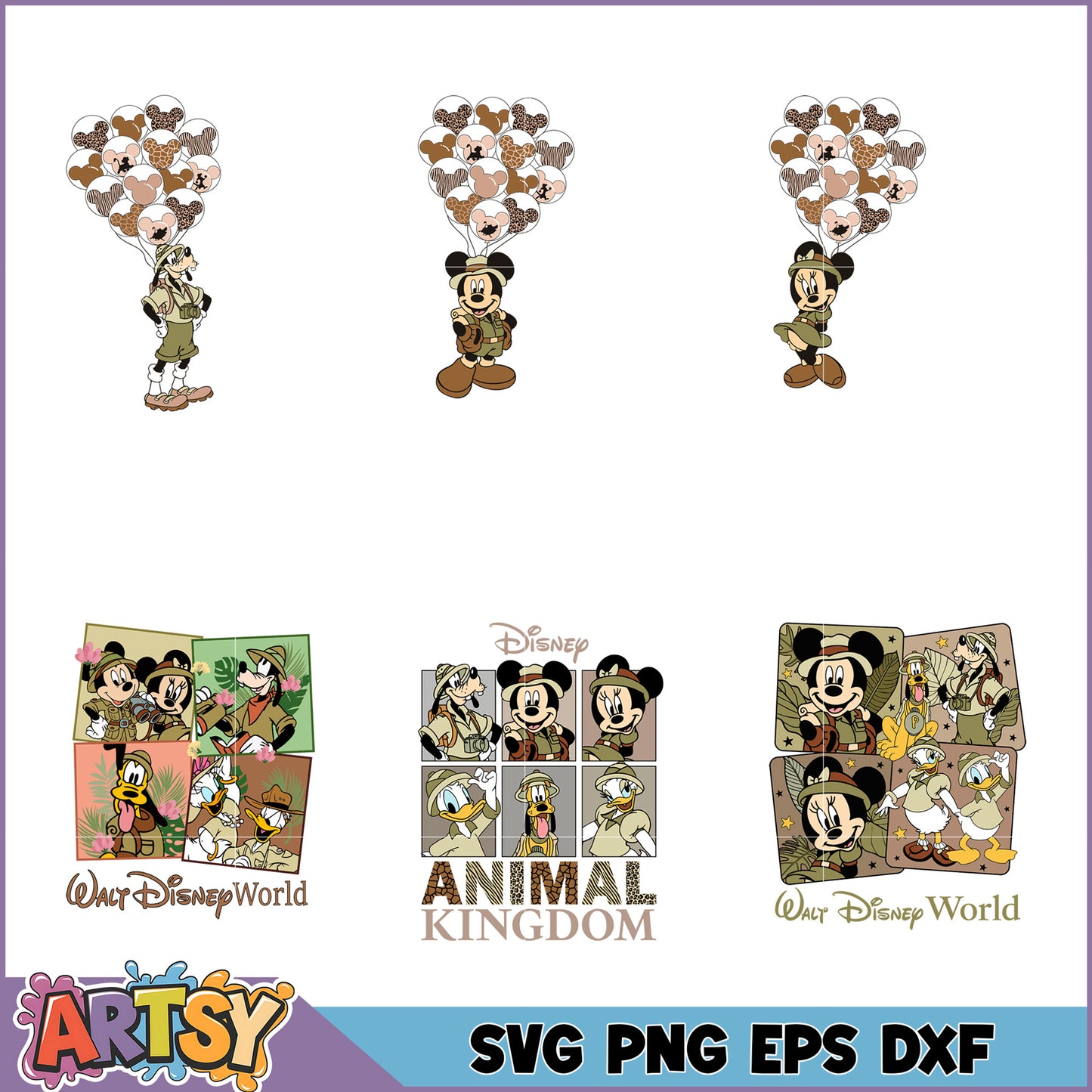 Disney Animal Kingdom SVG Bundle