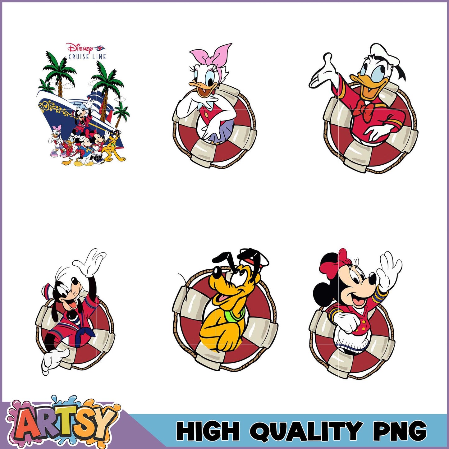 Disney Cruise Line PNG Bundle High Quality Images