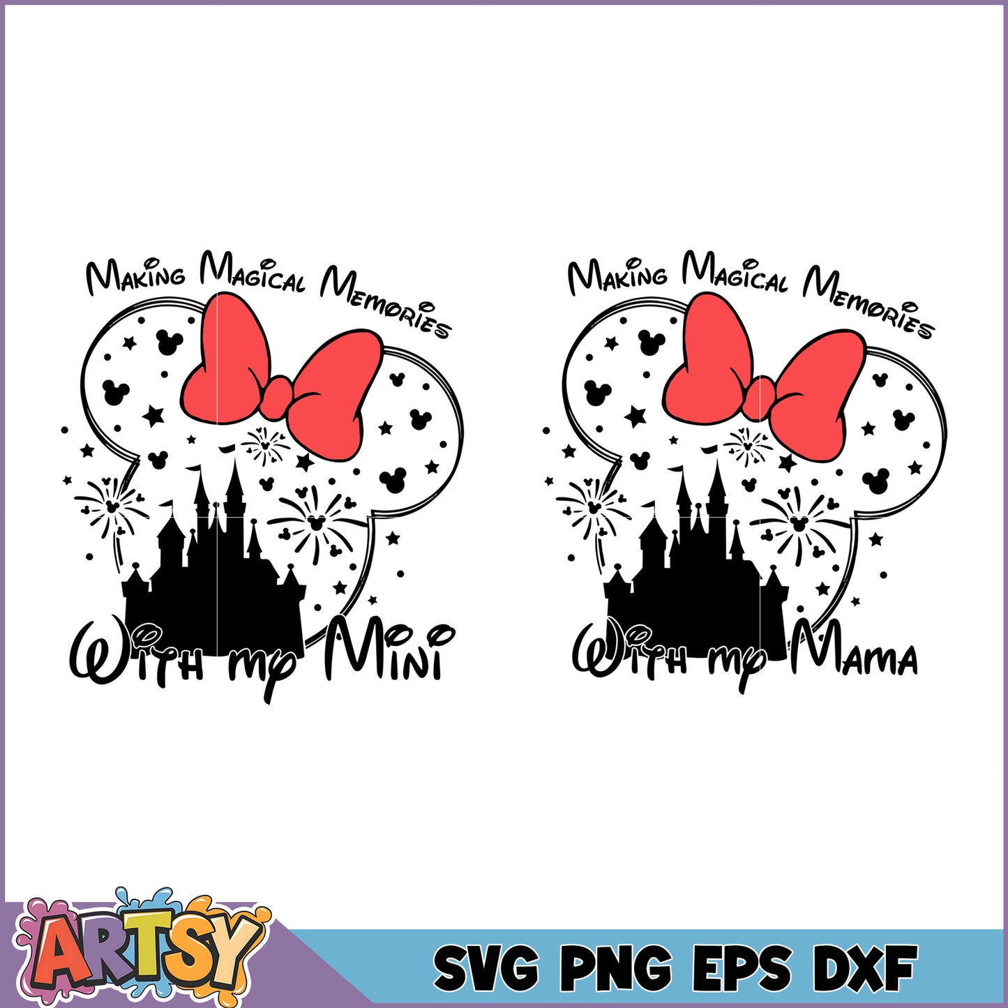 Disney SVG Bundle Mama & Mini