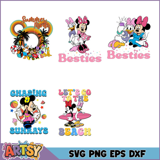 Disney SVG Bundle Summer Beach Designs