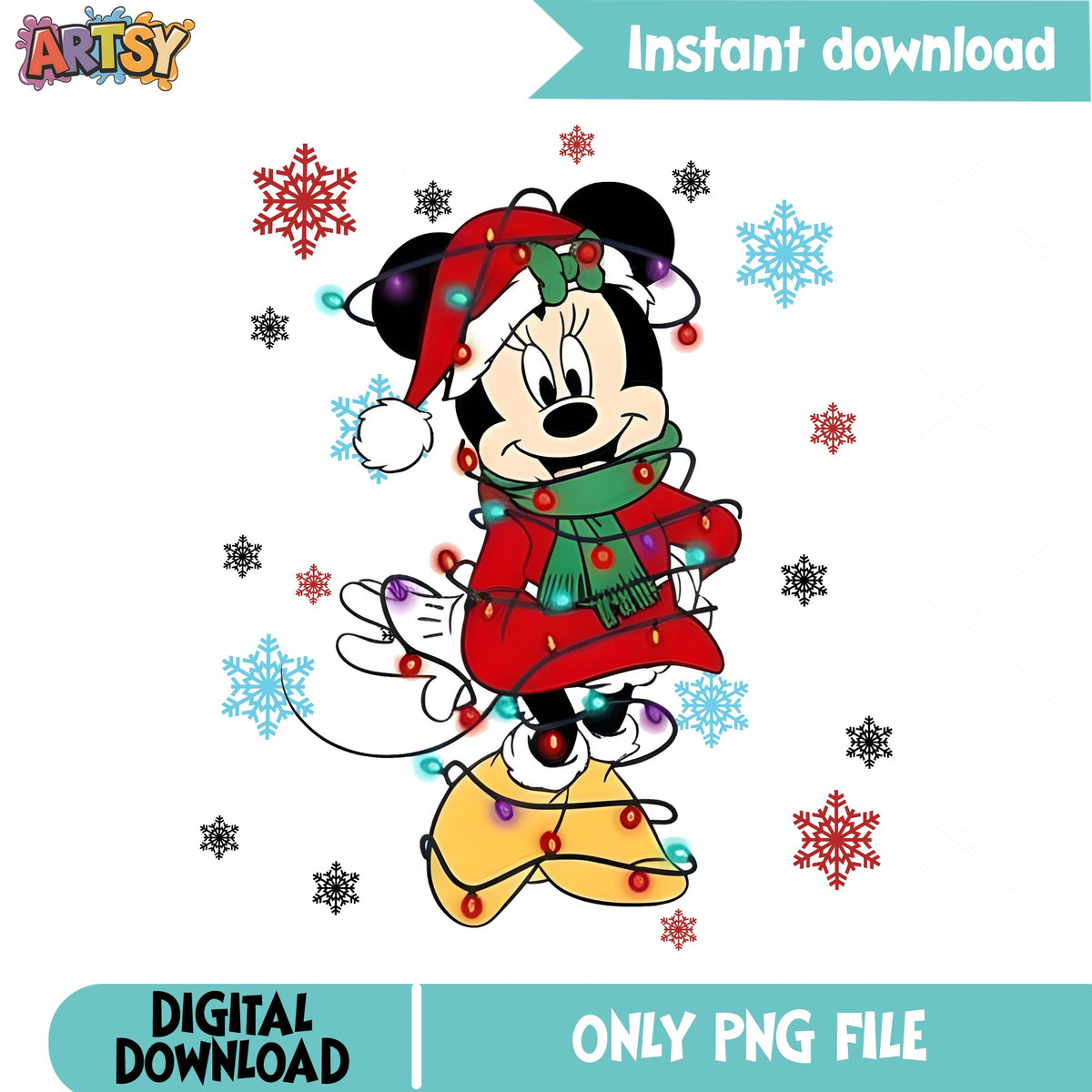 Disney Christmas Character Minnie