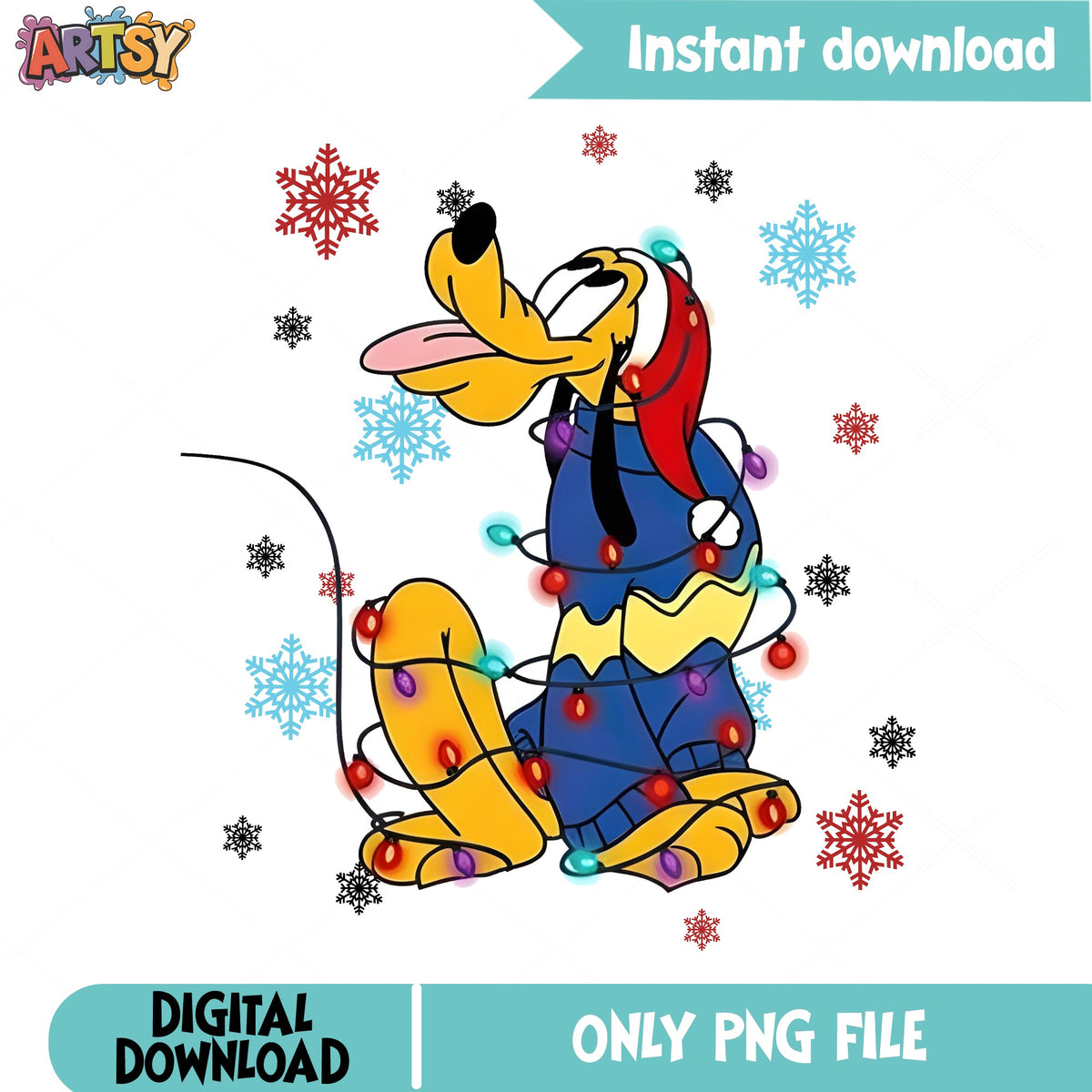Disney Christmas Character Pluto