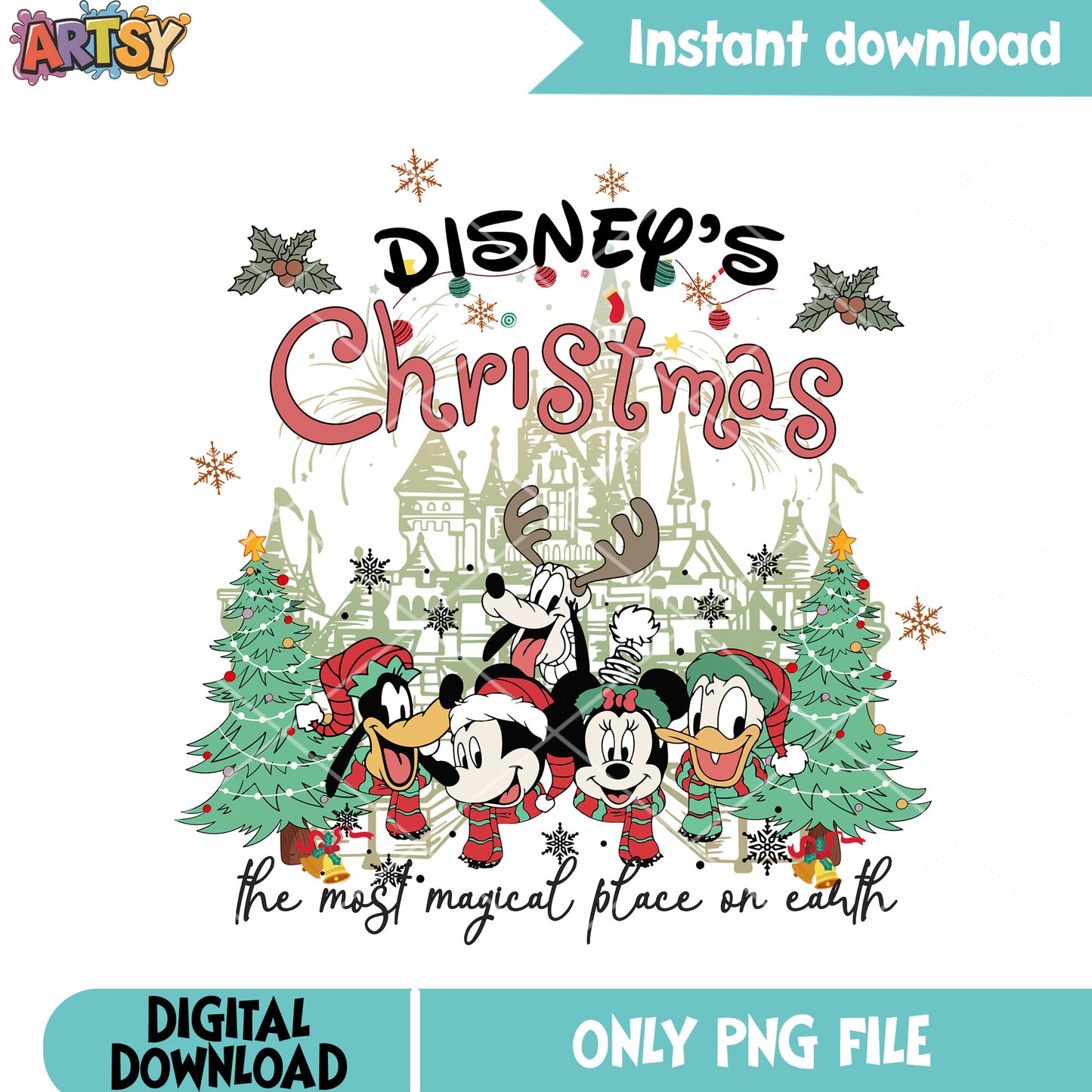 Disney castle mickey and friends png, donald duck png, disney png