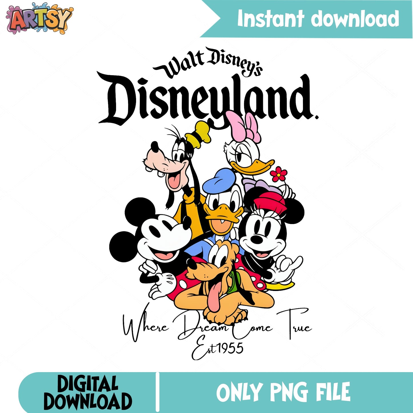 Disneyland Mickey And Friends PNG, Walt Disney PNG, Disney Trip PNG